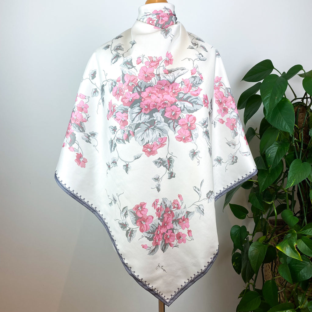 Pretty Jim Thompson Floral Silk Scarf