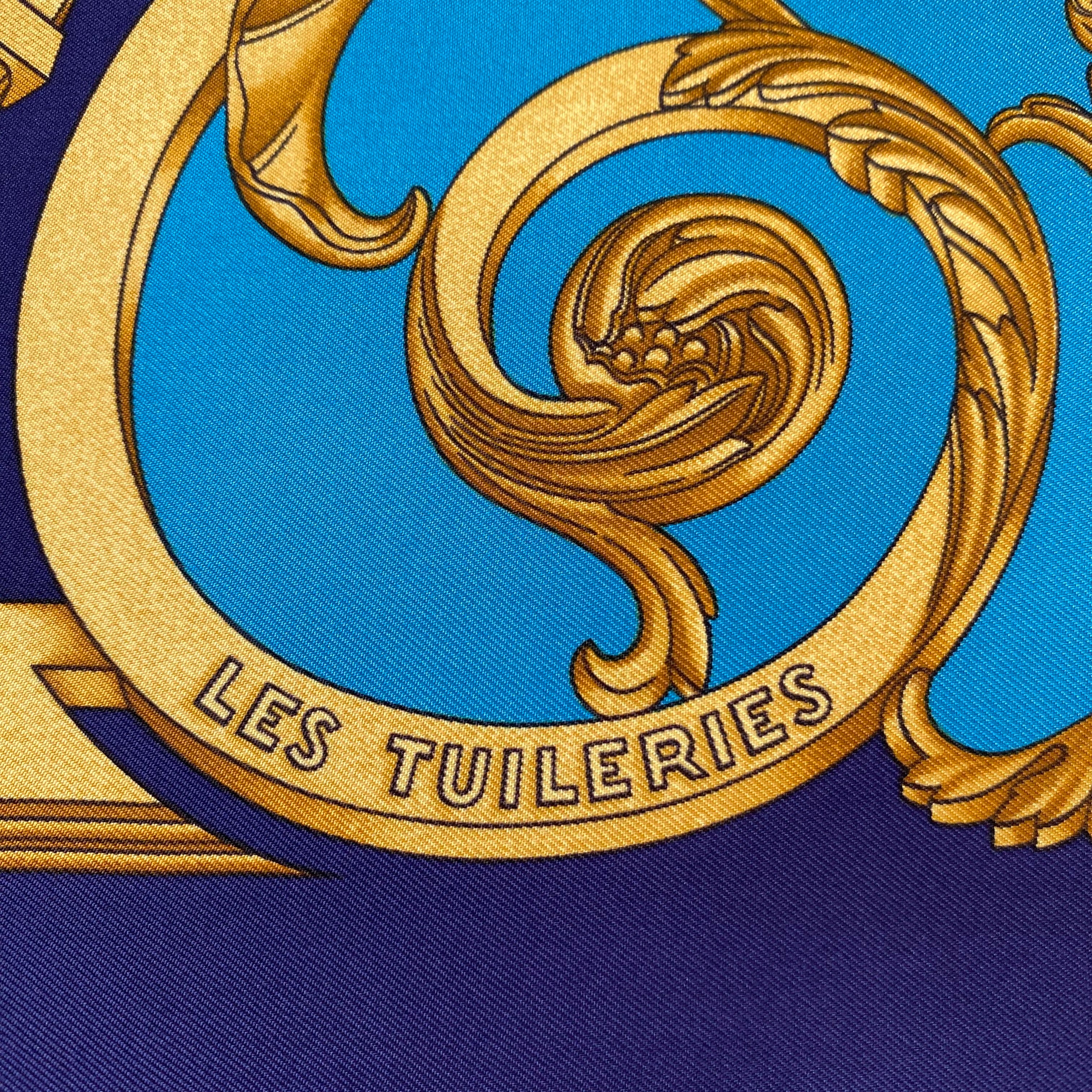 Hermès Les Tuiceries Silk Scarf