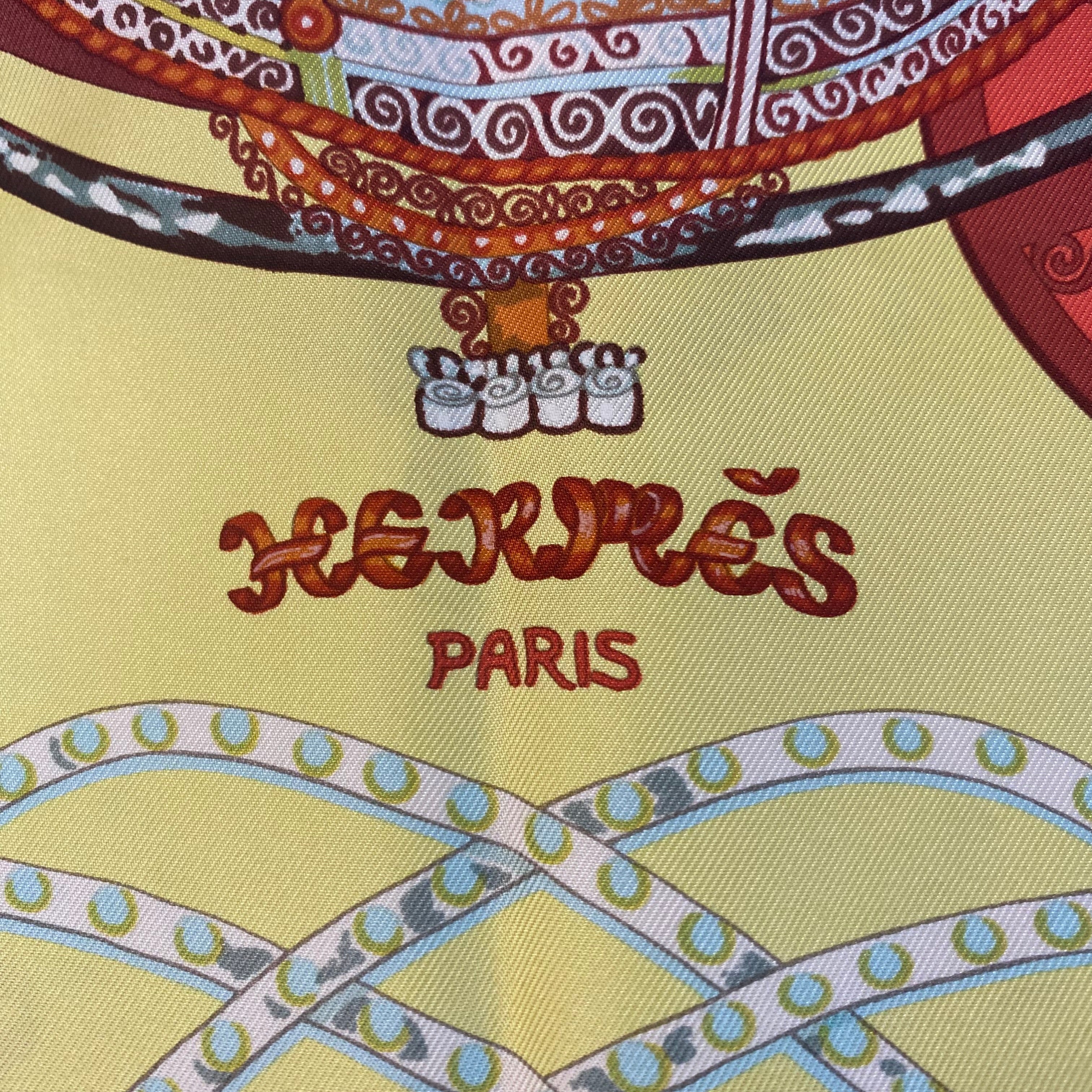 Pristine Boxed Hermès Paperole Silk Scarf Rare
