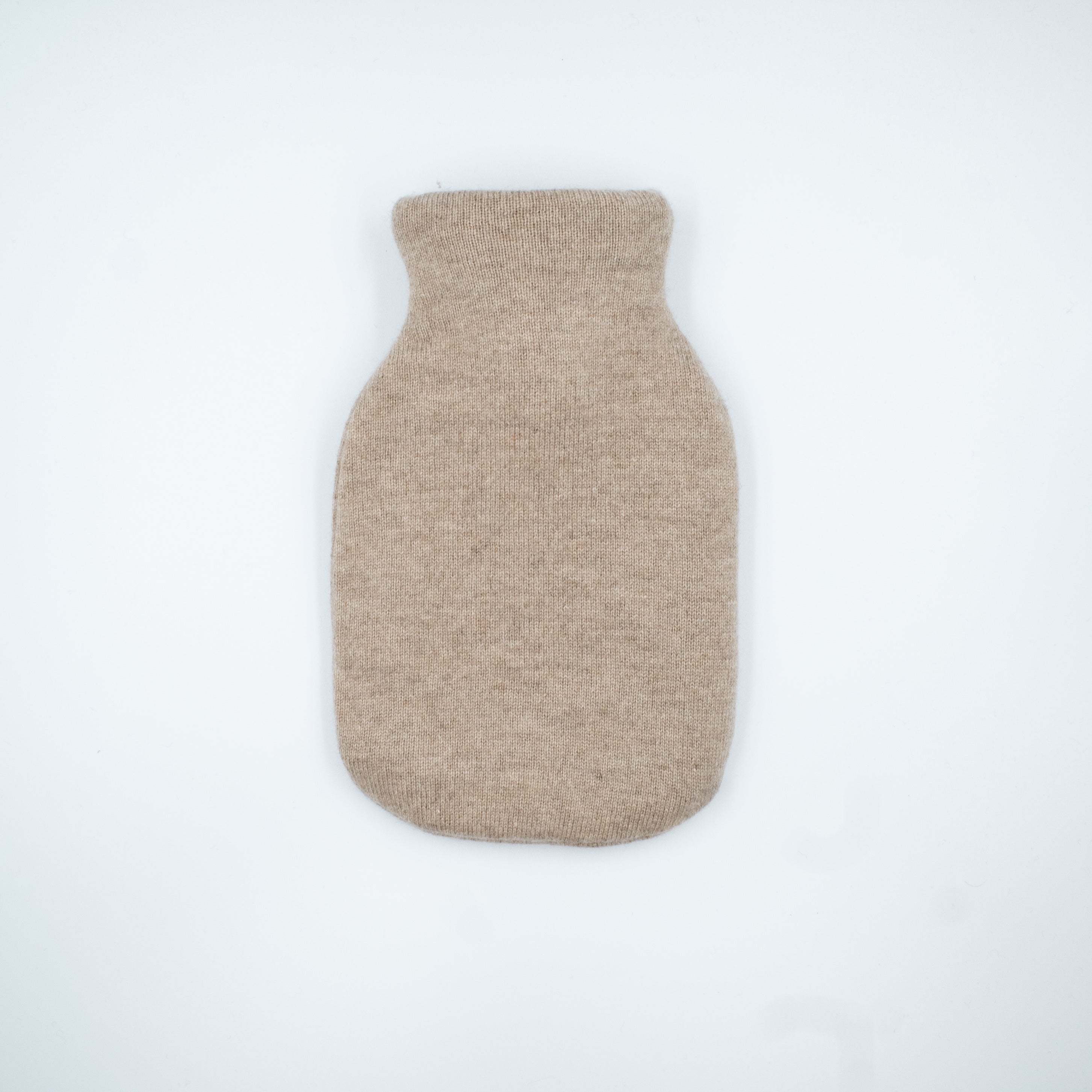 Taupe Brown Cashmere Small Hot Water Bottle