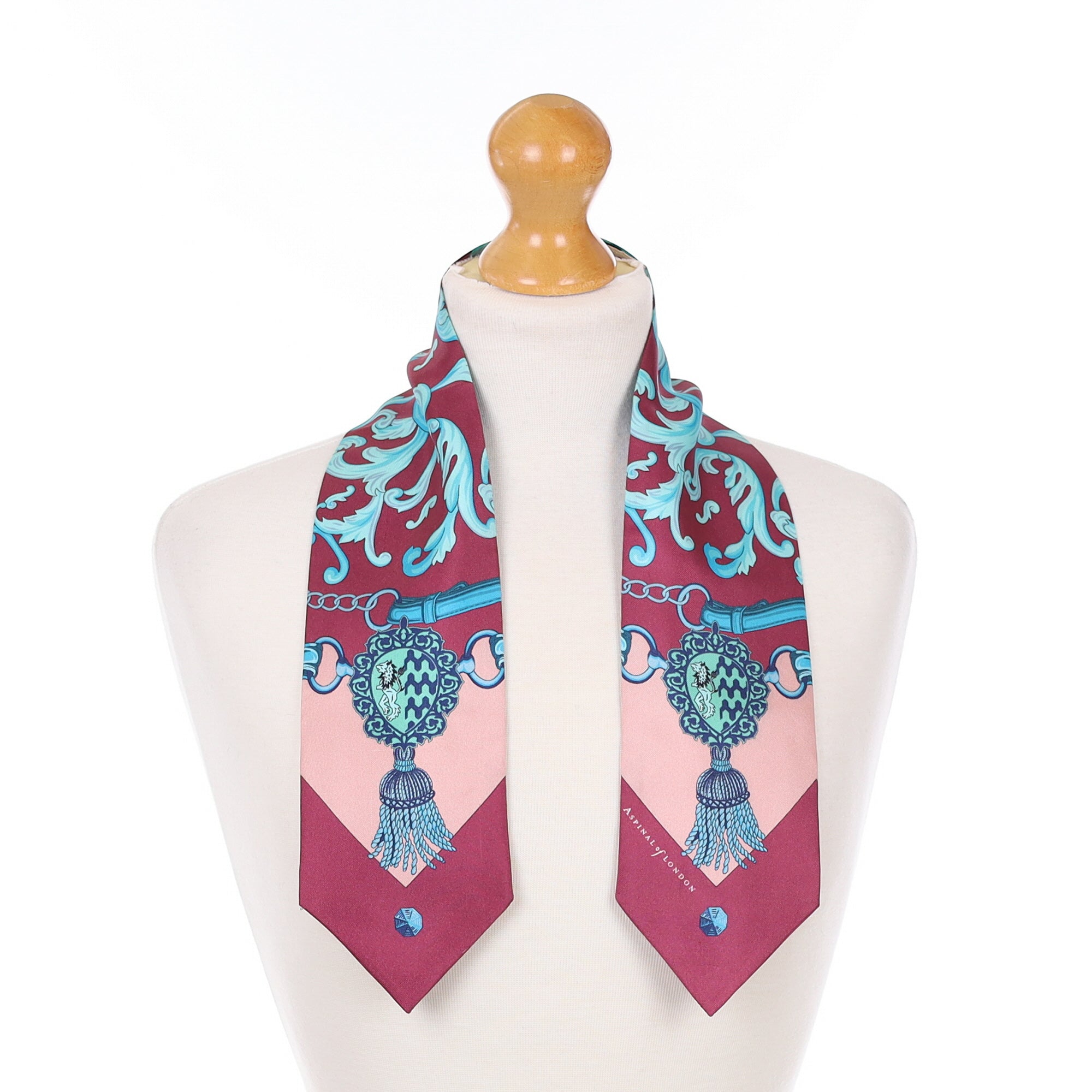Brand New Boxed Aspinal Silk Tie