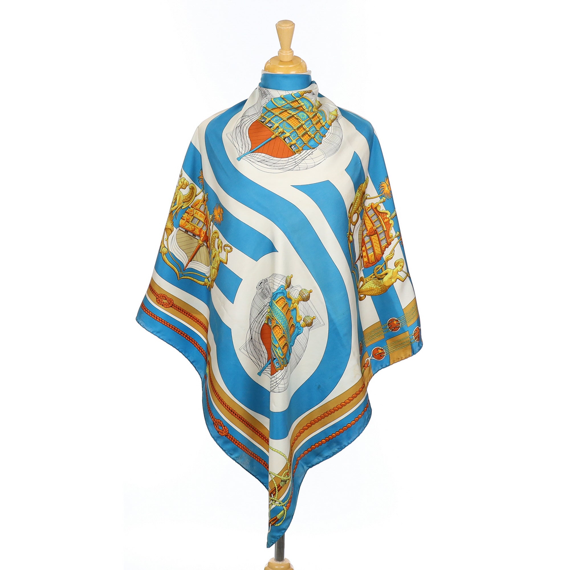 Hermès Chateaux D’arriere Silk Scarf