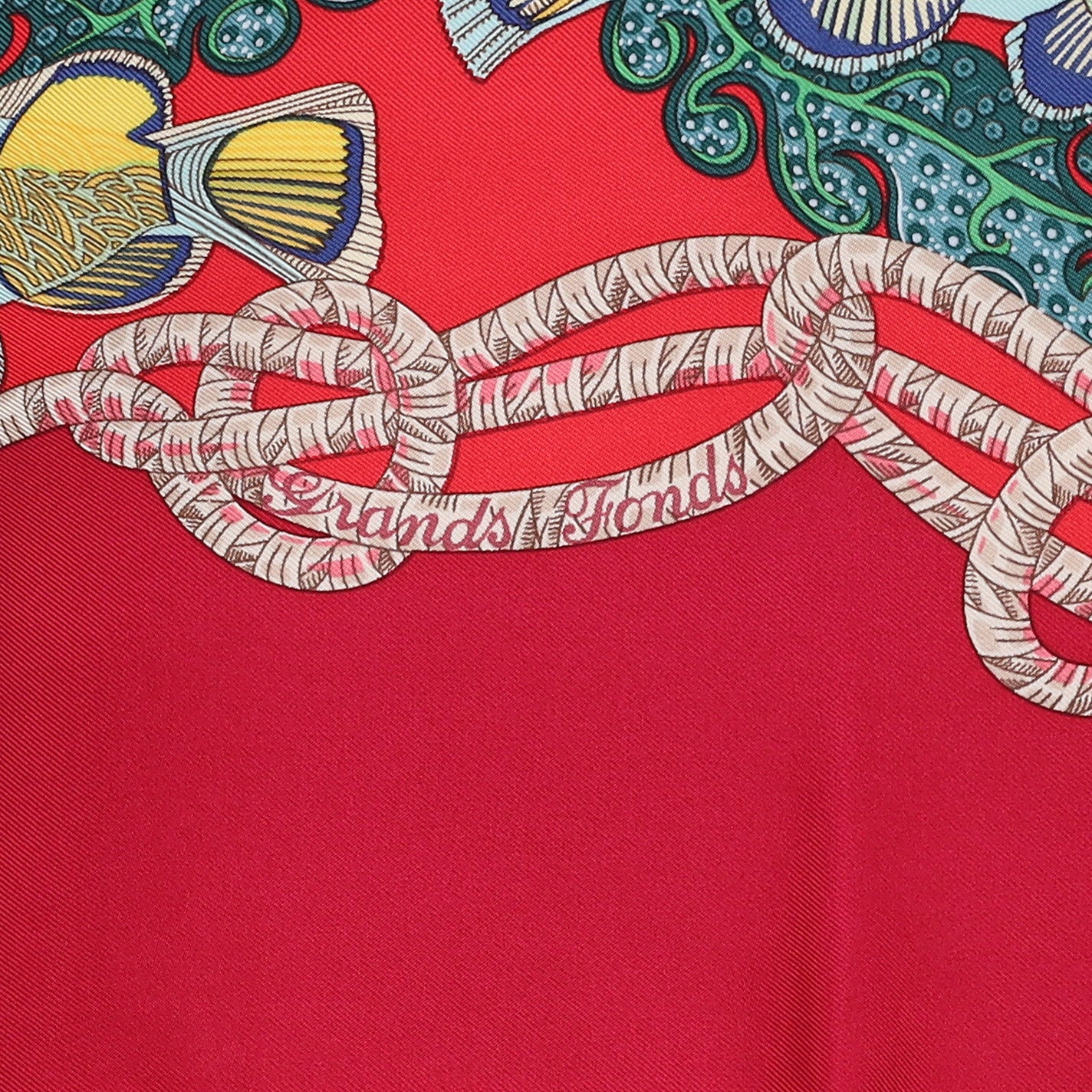 Pristine Hermès Grands Fonds Silk Scarf
