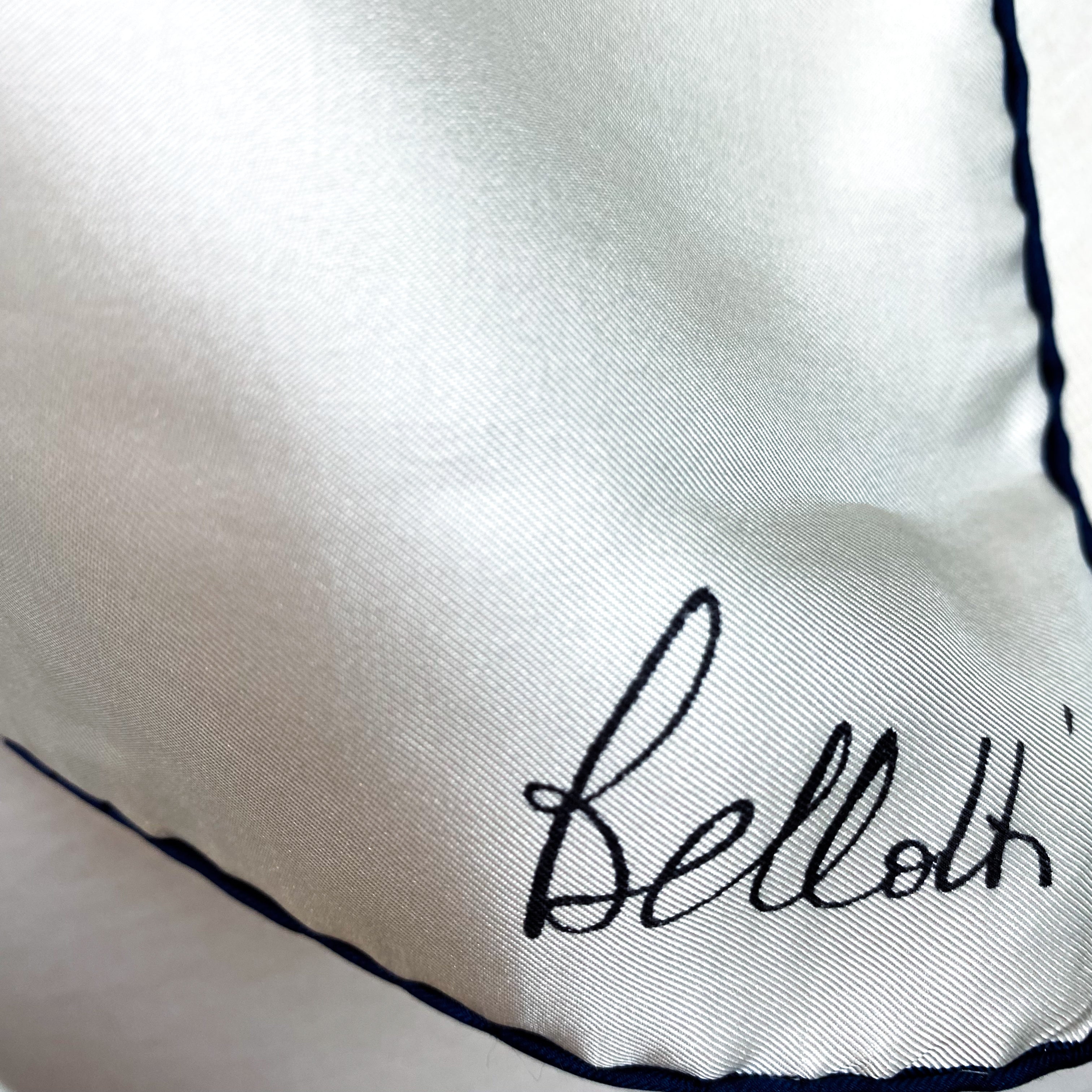1970s Bellotti Italian Vintage Silk Scarf