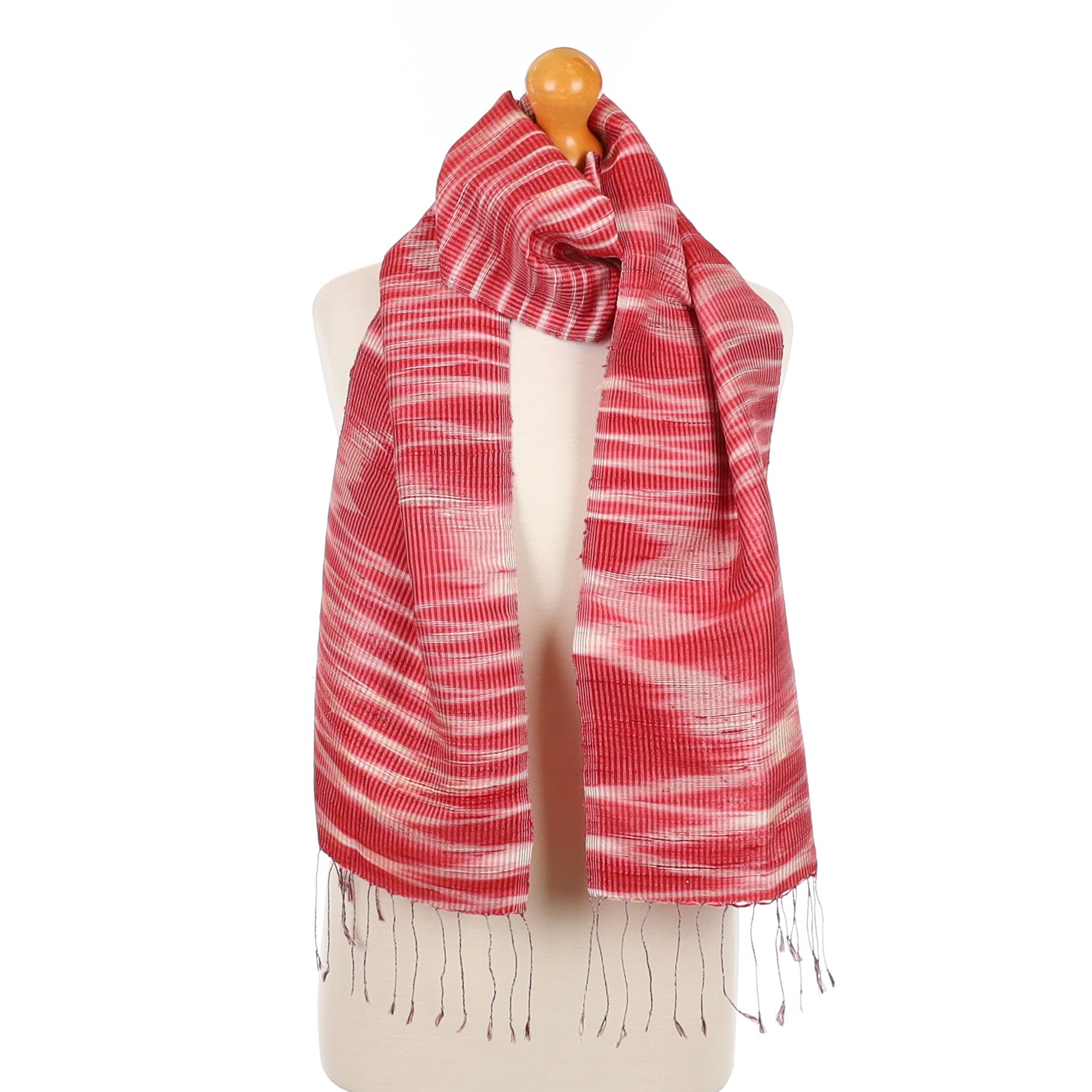 Jim Thompson Long Woven Silk Scarf