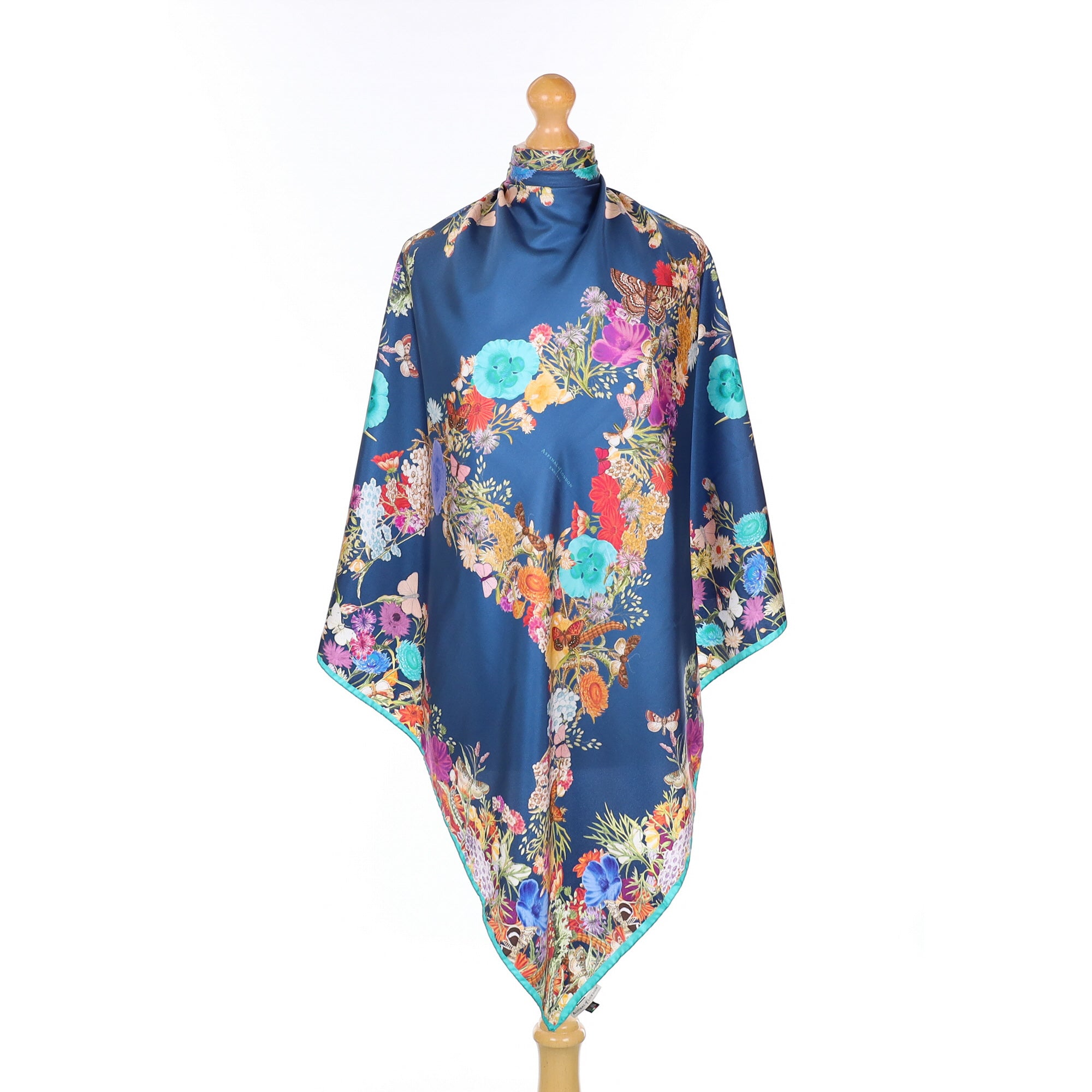 Pristine Aspinal ‘A’ Floral Silk Scarf