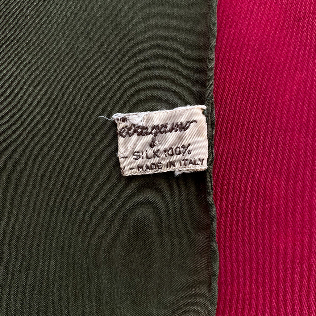 Salvatore Ferragamo Deer Designer Silk Scarf