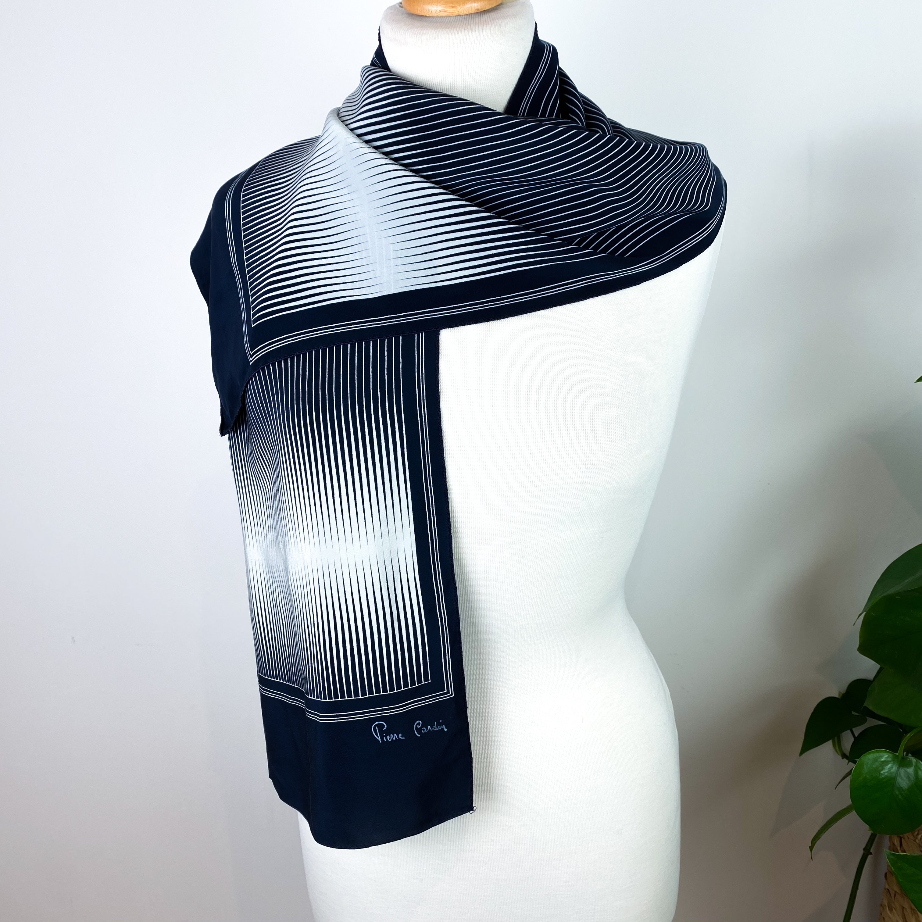 1970s Pierre Cardin Vintage Silk Scarf