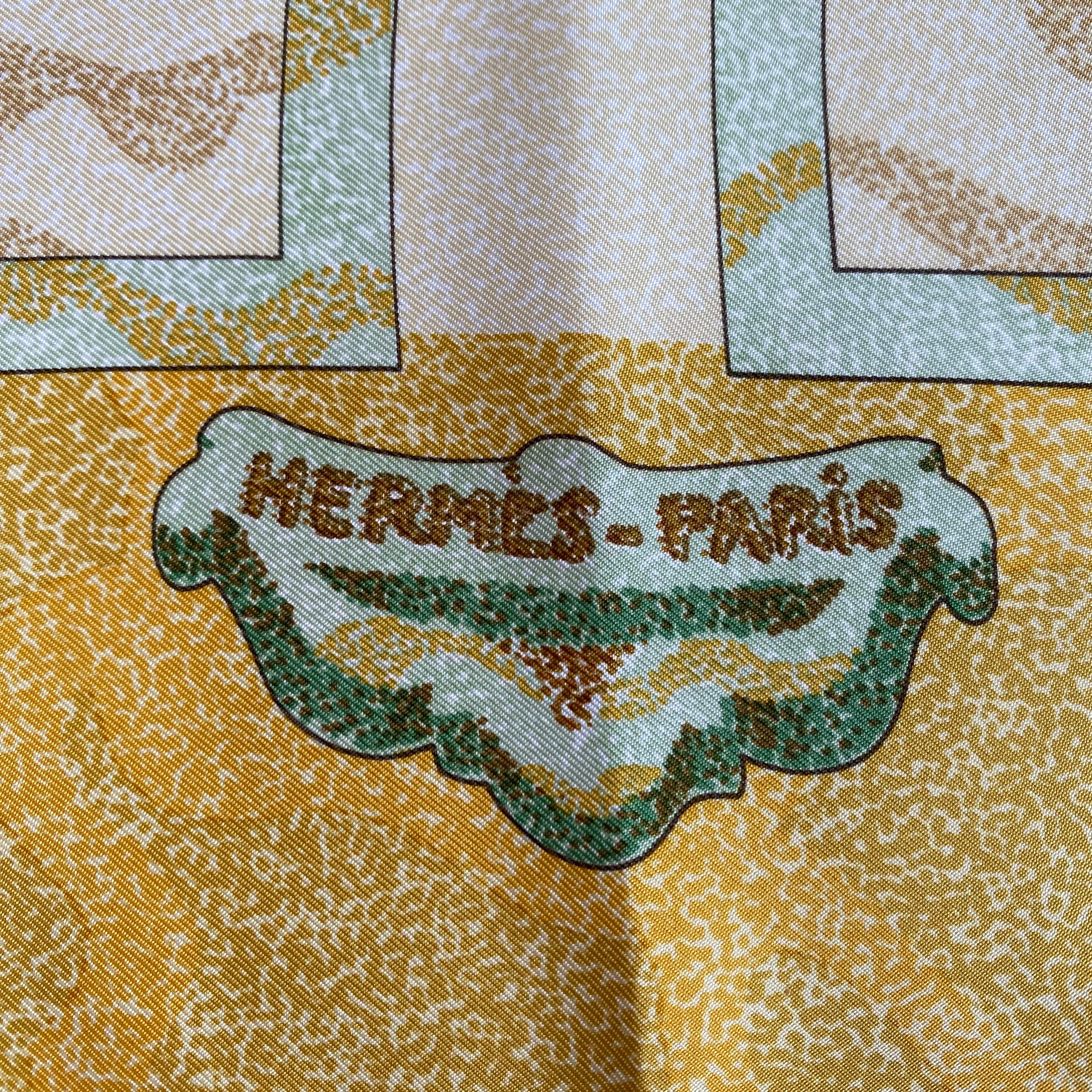 Hermès Alfred de Dreux Peintre du Cheval Silk Scarf