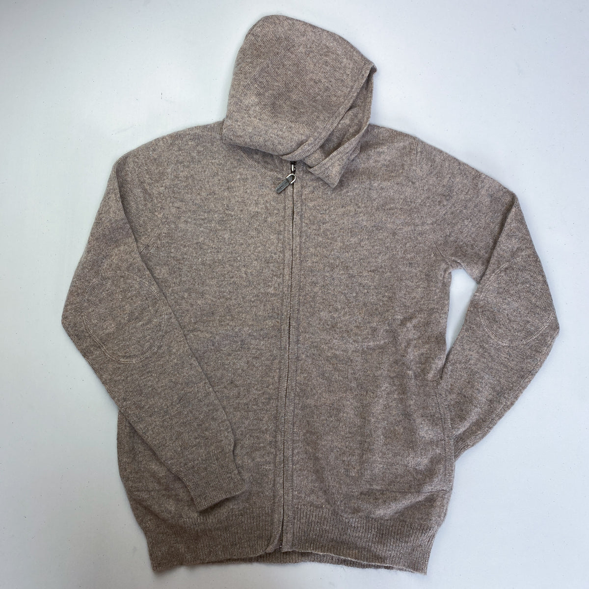 Children’s Mink Brown Cashmere Hoodie Cardigan Age 8