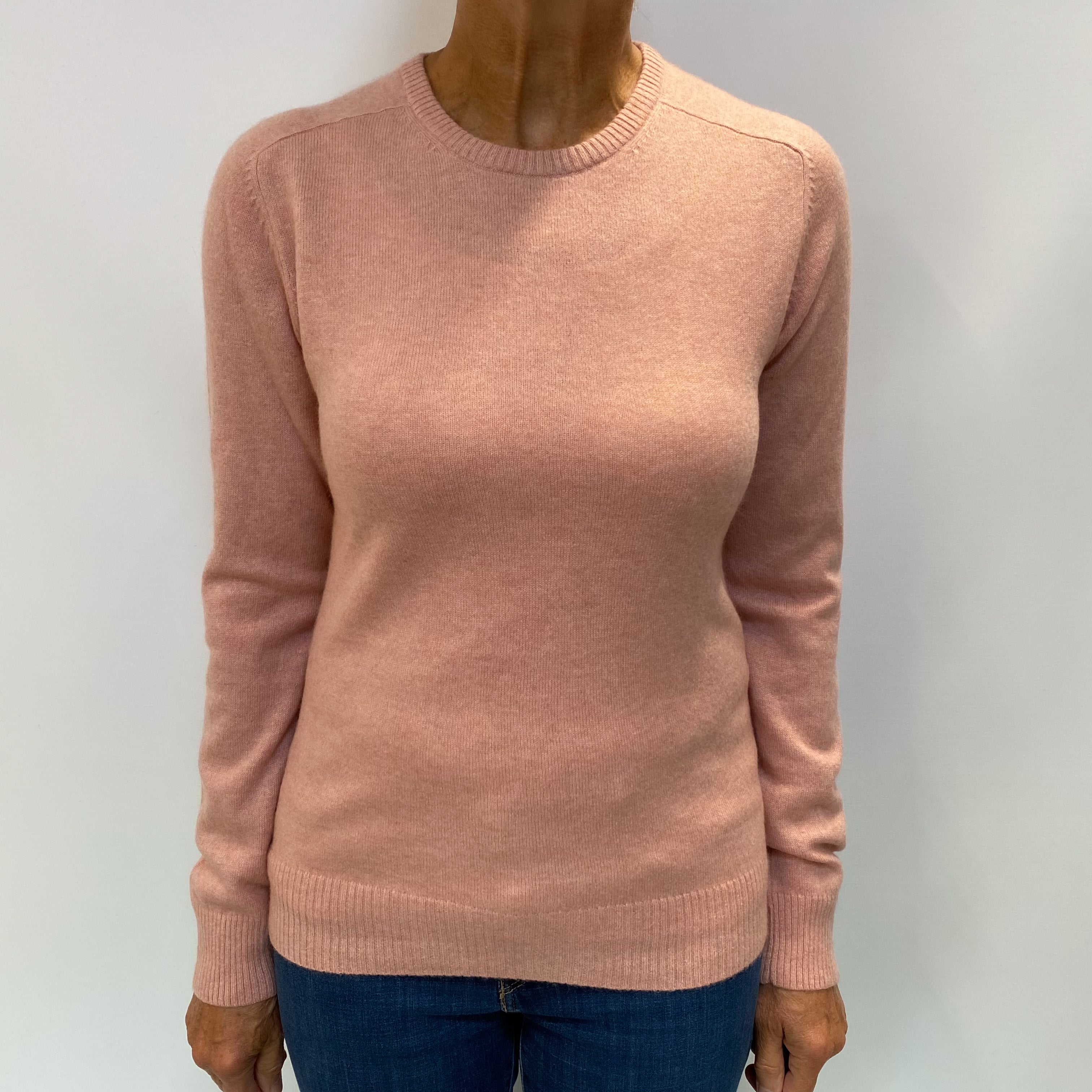 Peach Soda Cashmere Crew Neck Jumper Medium