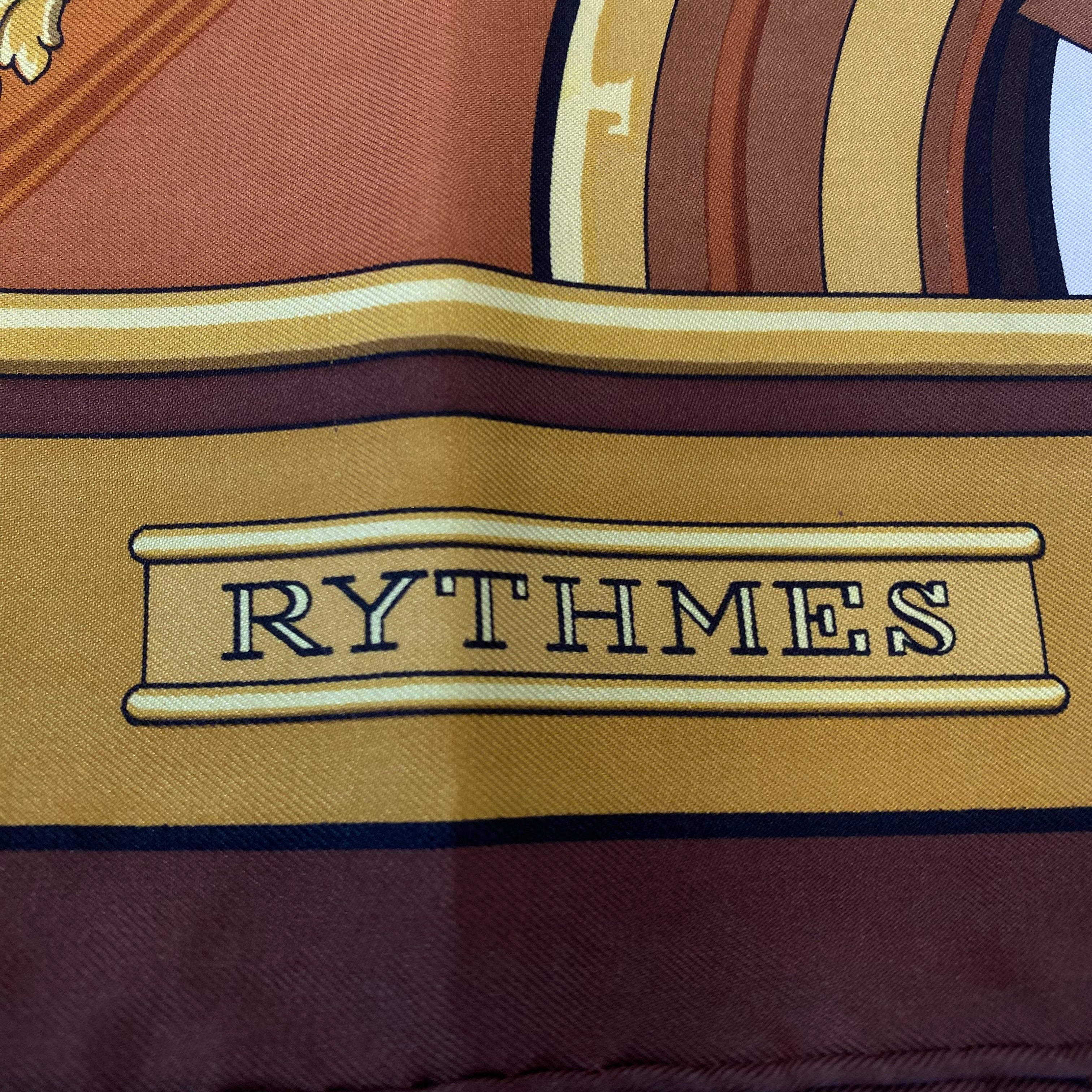 Hermès Rythmes Silk Scarf