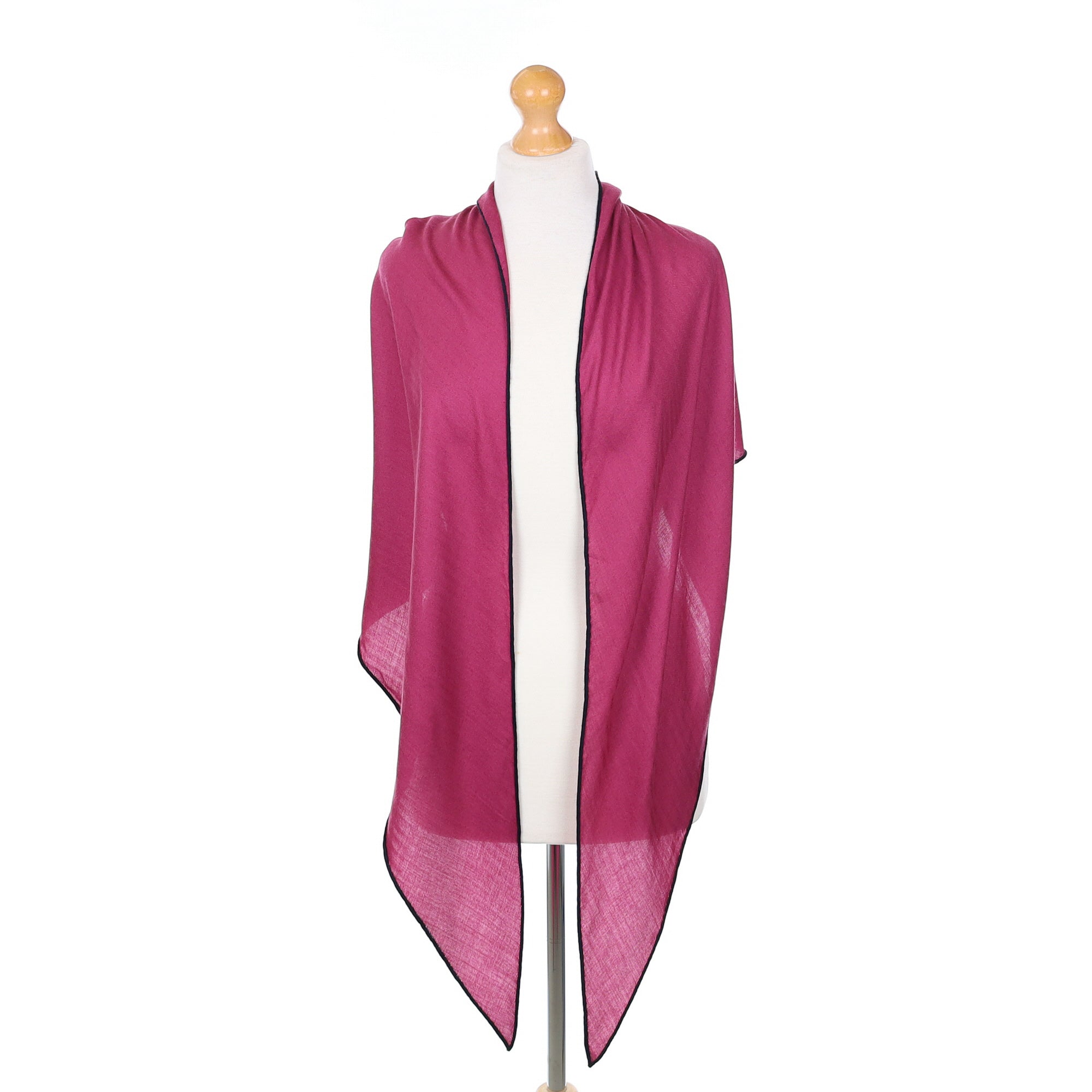 Hermès Pink Cashmere Losange Scarf