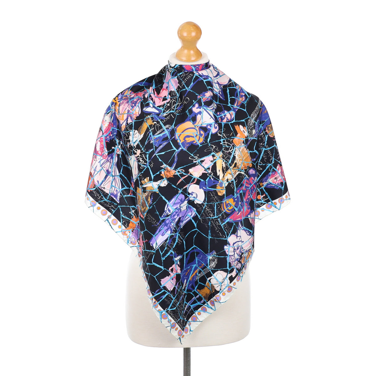 Immaculate Christian Lacroix Designer Silk Scarf