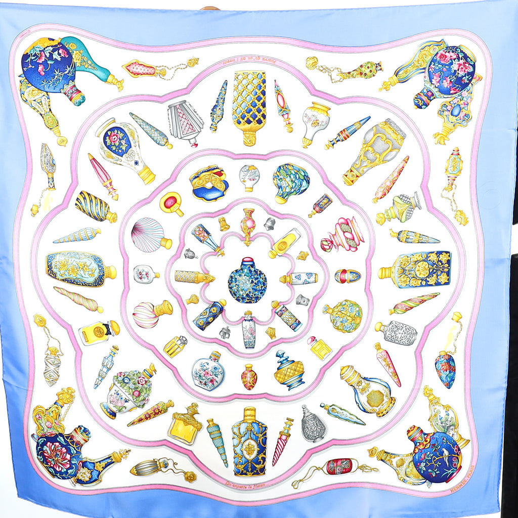 Brand New Boxed Hermès Qu ‘Importe le Flacon Silk Scarf