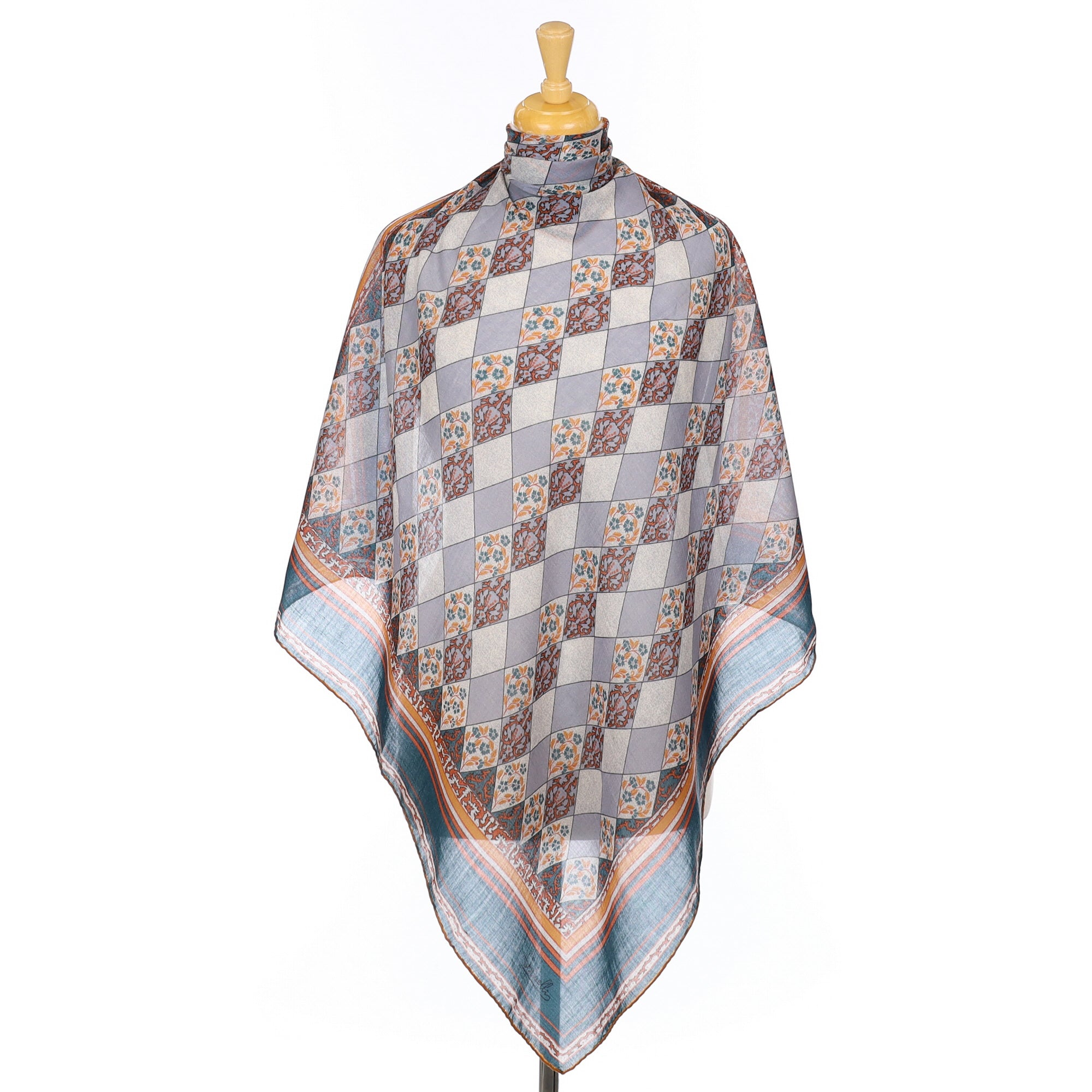 Ostinelli Cashmere Wool Silk Vintage Scarf