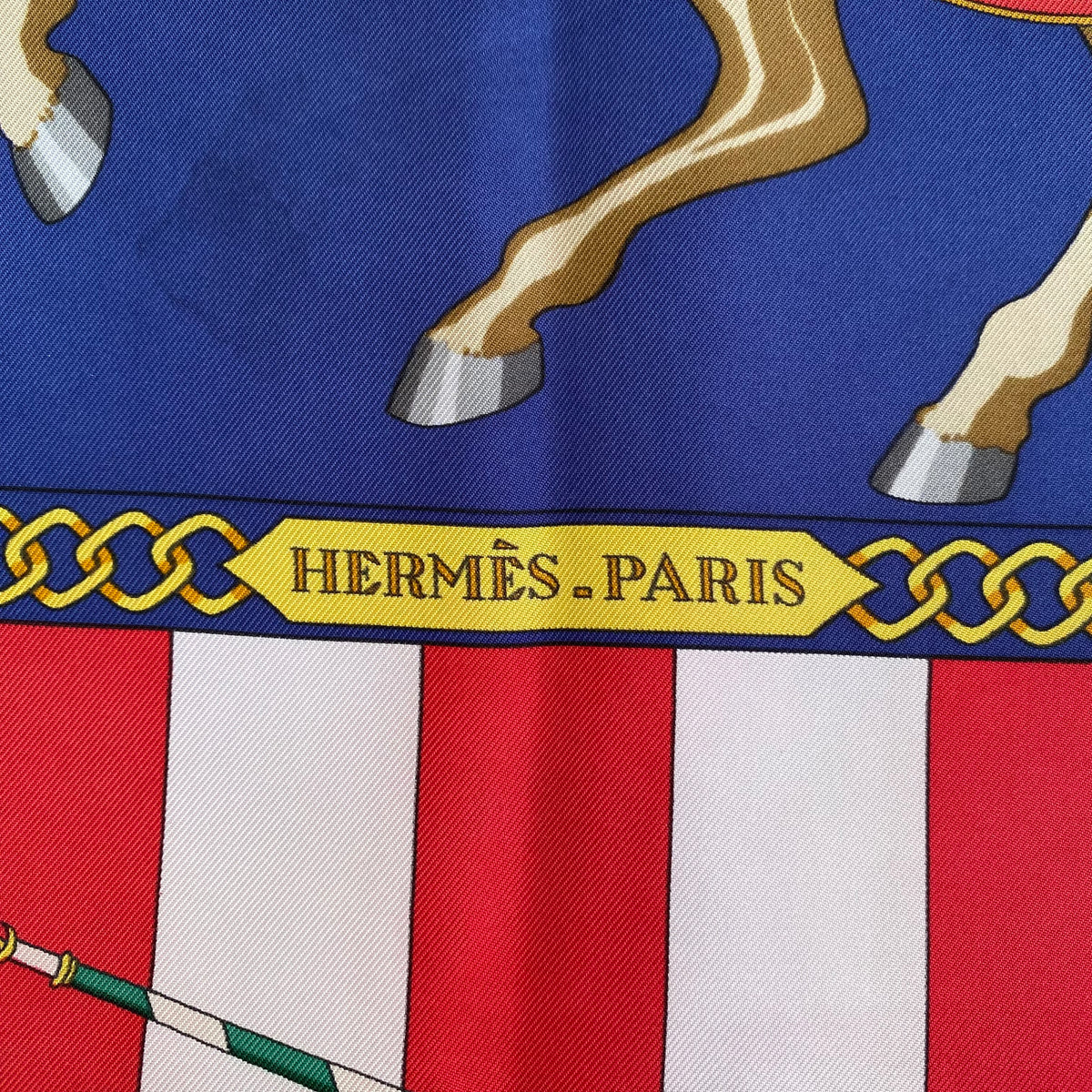 Hermès Chocs En Plumes Silk Scarf