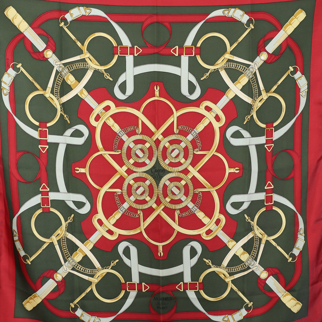 Hermès Eperon d’Or Silk Scarf
