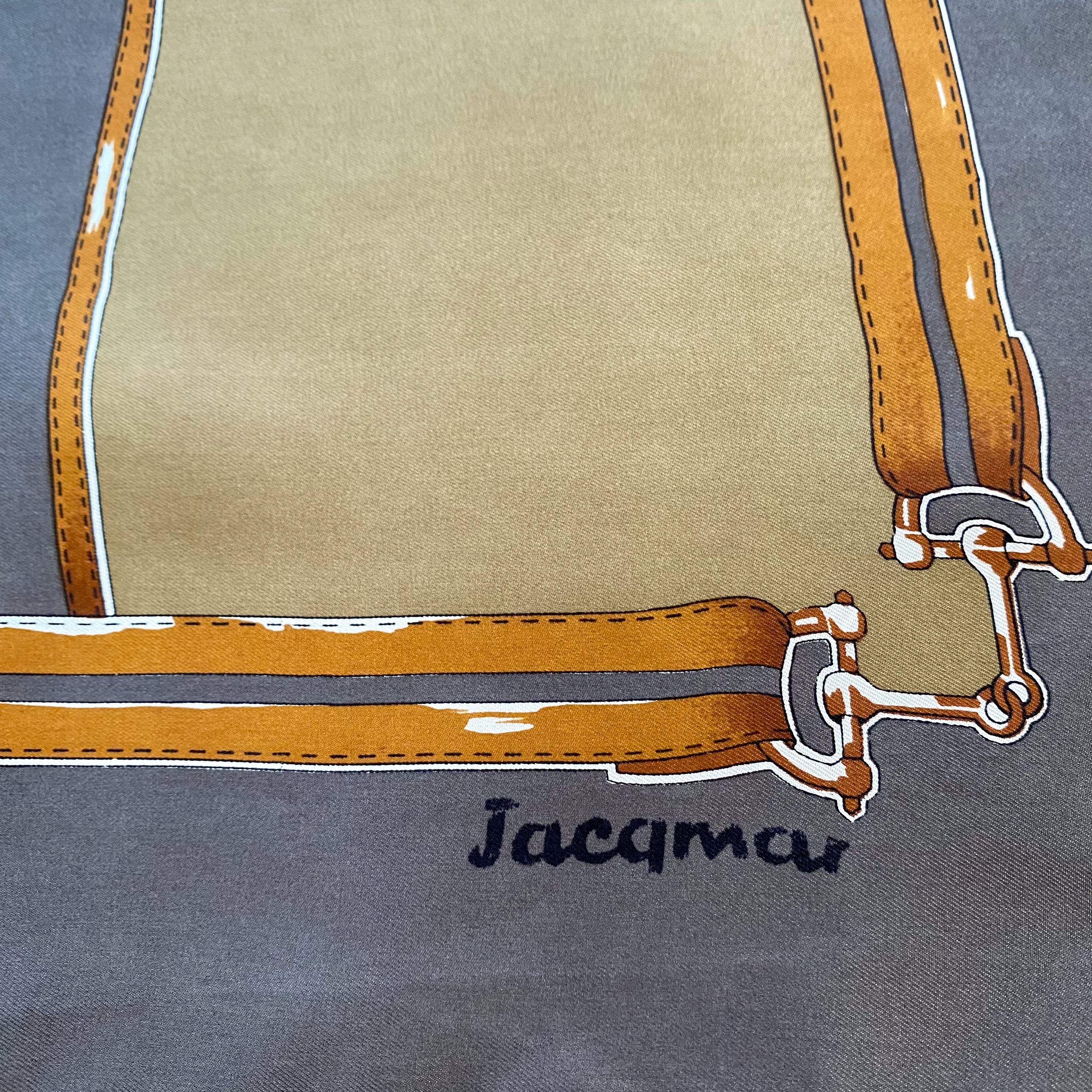 1970’s Jacqmar Checked Silk Scarf