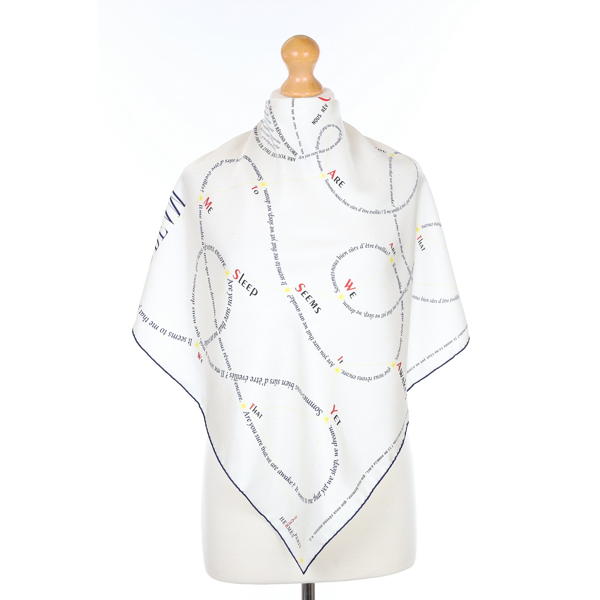 Hermès In Pursuit Of Dreams Silk Scarf