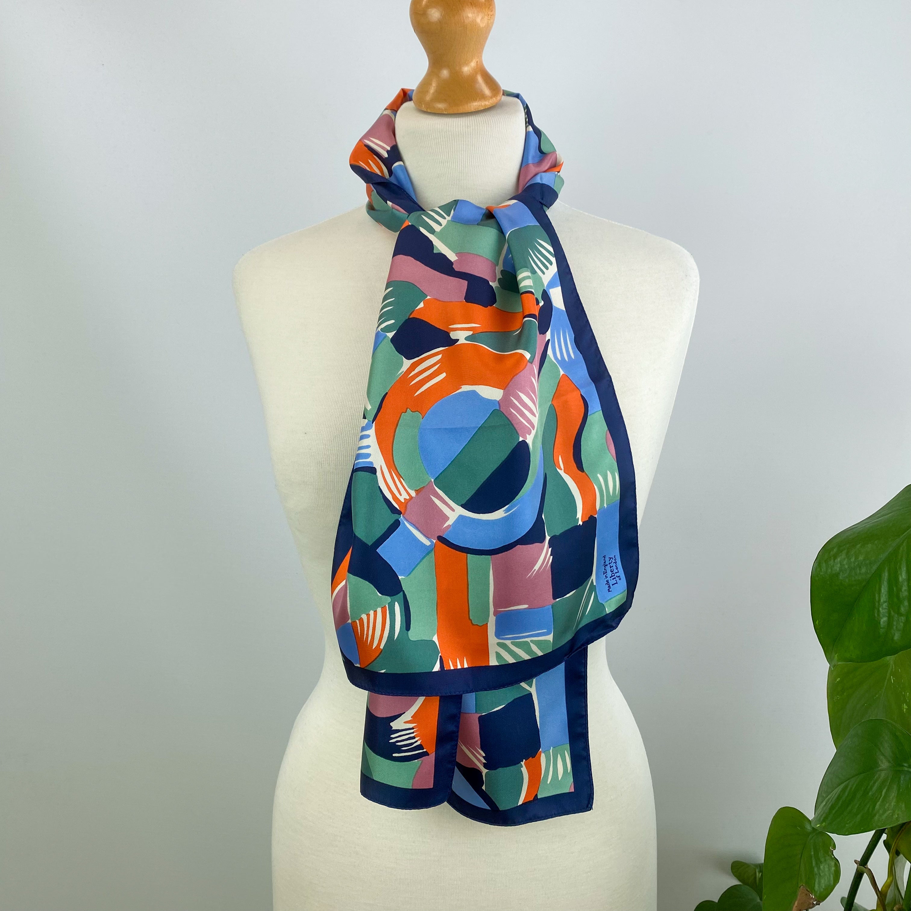 70’s Liberty Long Silk Scarf