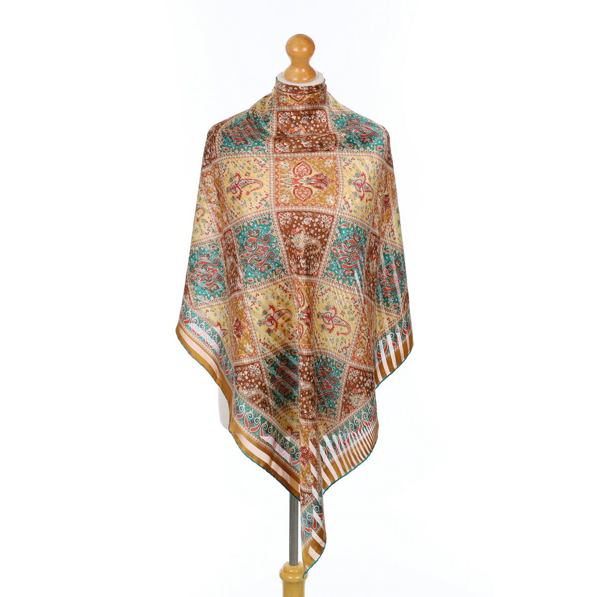 Ostinelli Paisley Vintage Silk Scarf