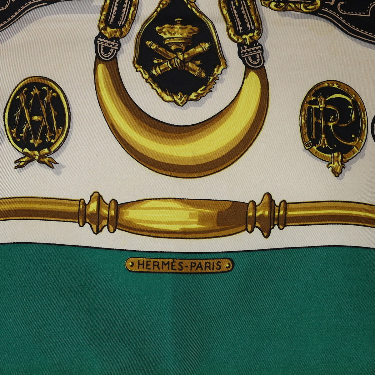 Hermès Harnais Des Présidents Silk Scarf Rare