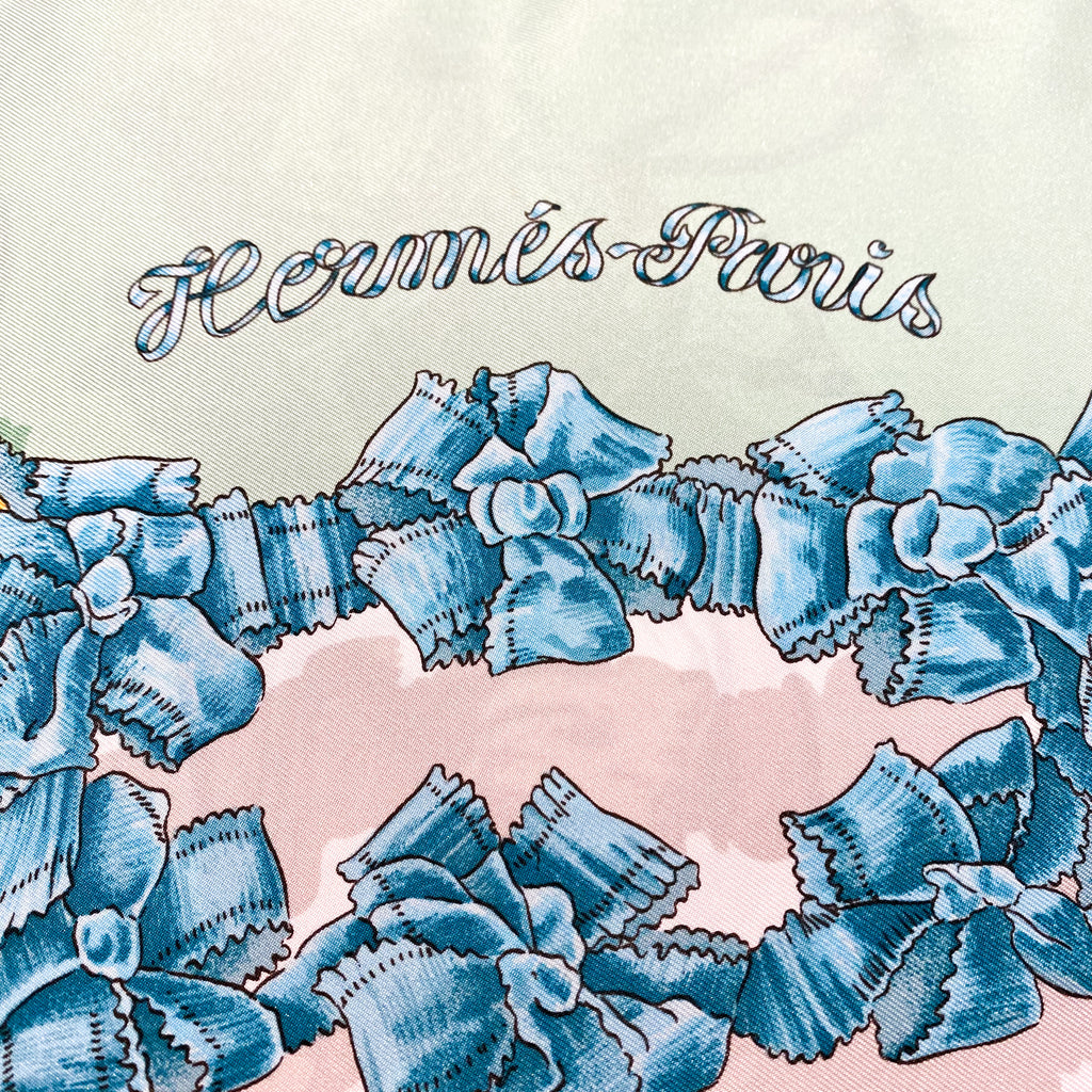 Boxed Hermes Le Sacre du Printemps Vintage Silk Scarf