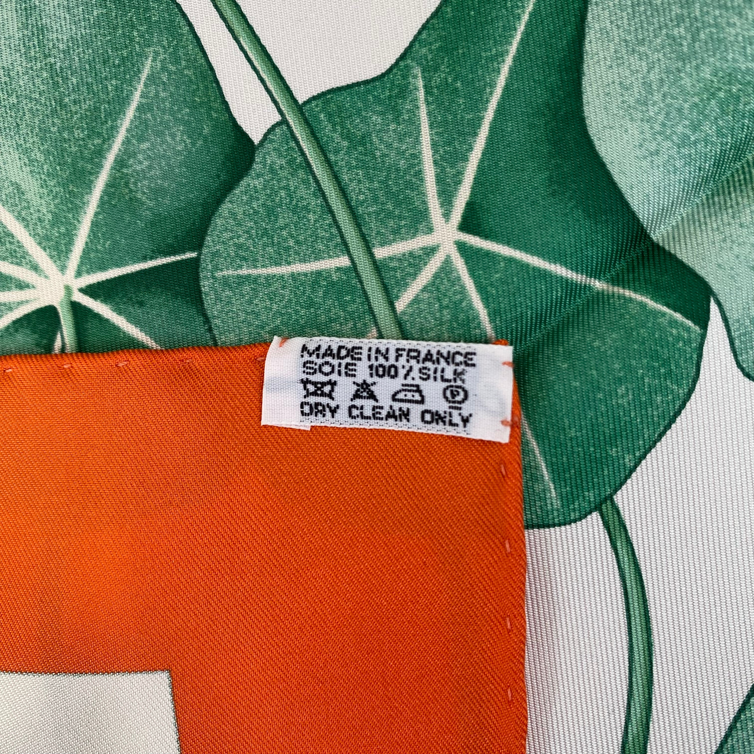 Brand New Boxed Hermès Les Capucines Silk Scarf Quite Rare
