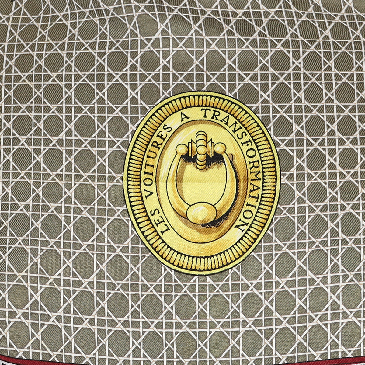 Hermès Les Voitures a Transformation Silk Scarf