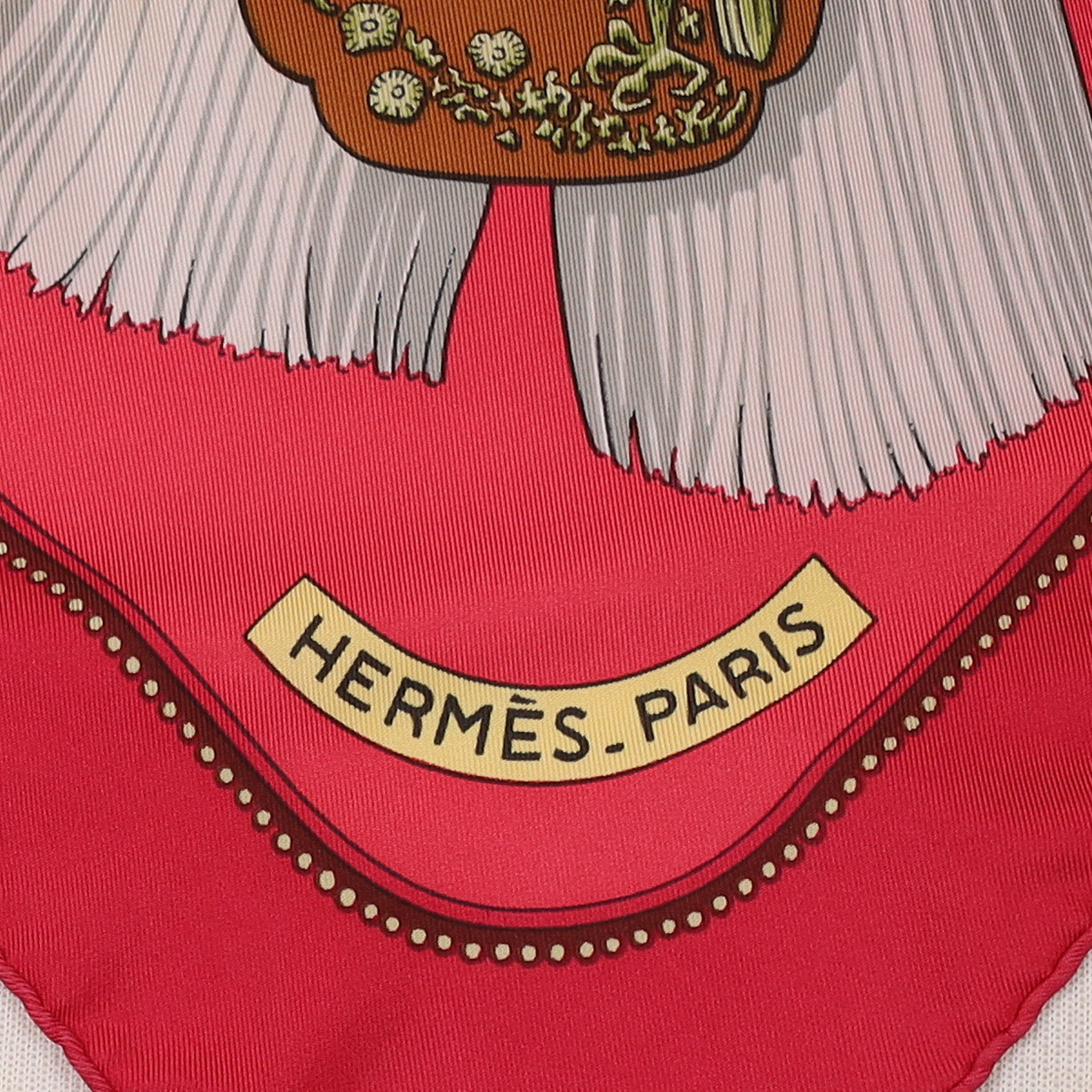Hermès Tsubas Vintage Silk Scarf