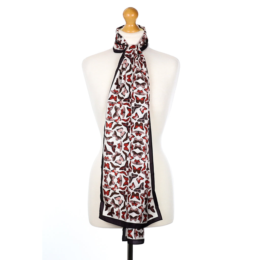 Laura Ashley Butterfly Vintage Silk Scarf
