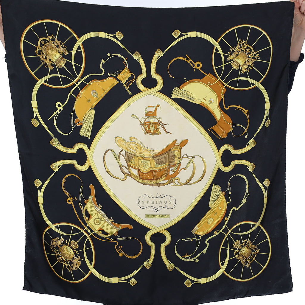 Hermès Springs Silk Scarf