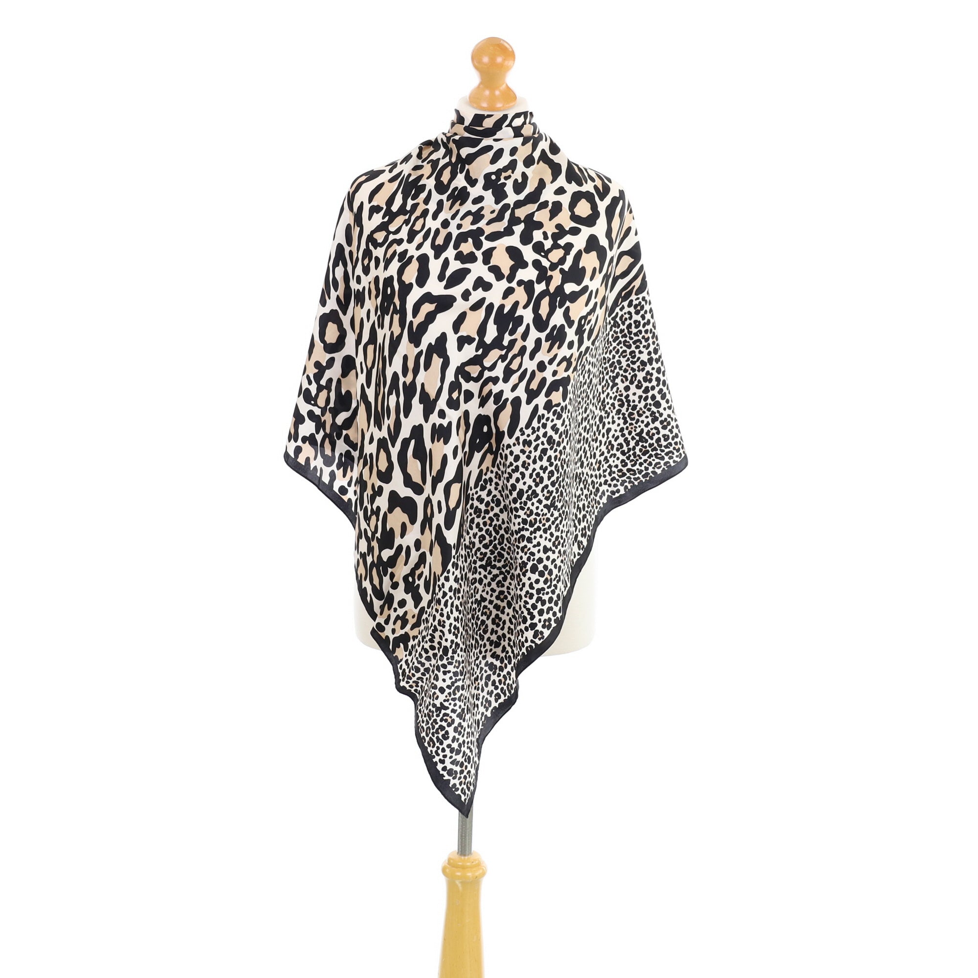 Animal Print Silk Scarf