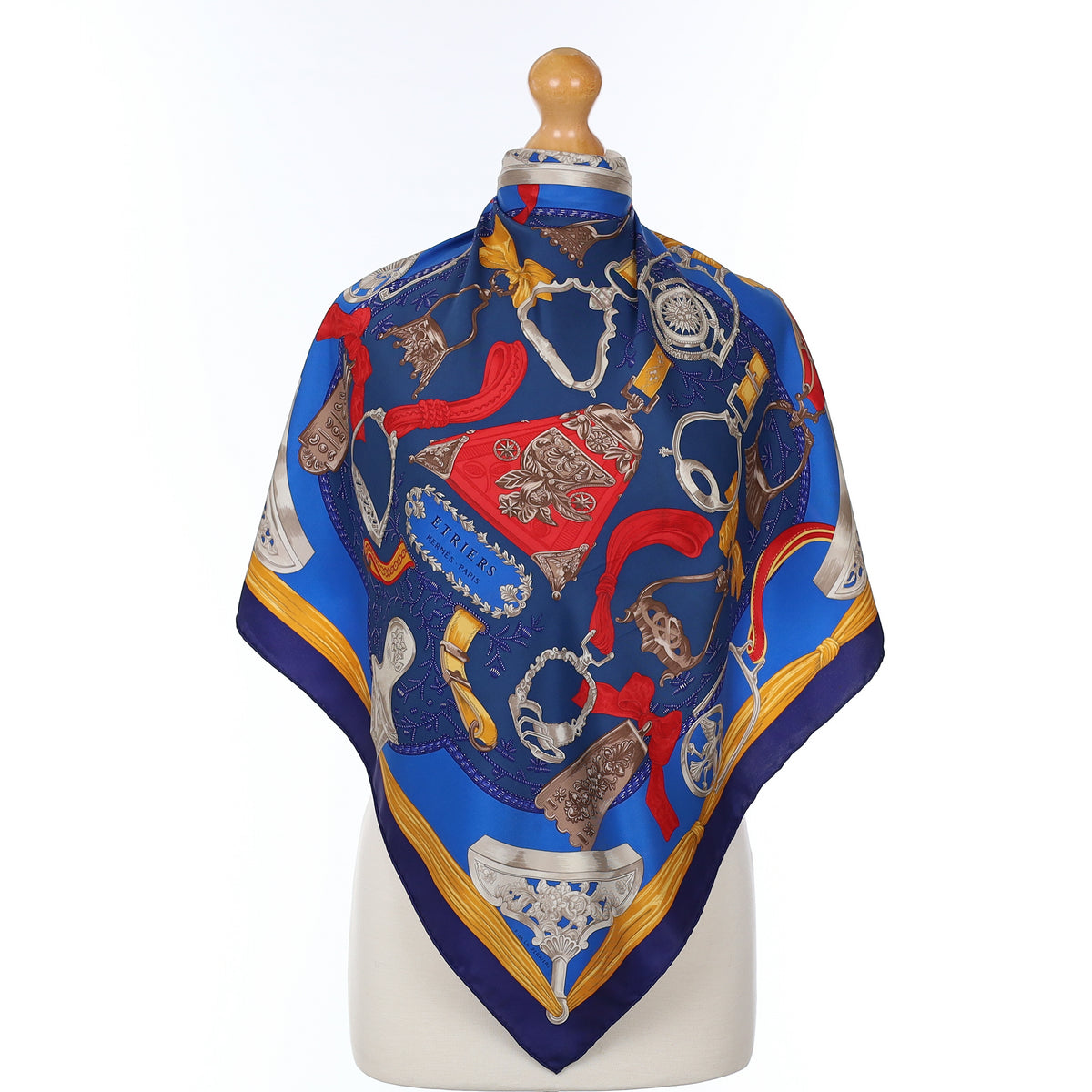Hermès Etriers Silk Scarf