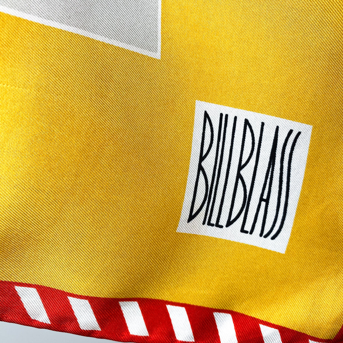 1970s Bill Blass Vintage Silk Scarf