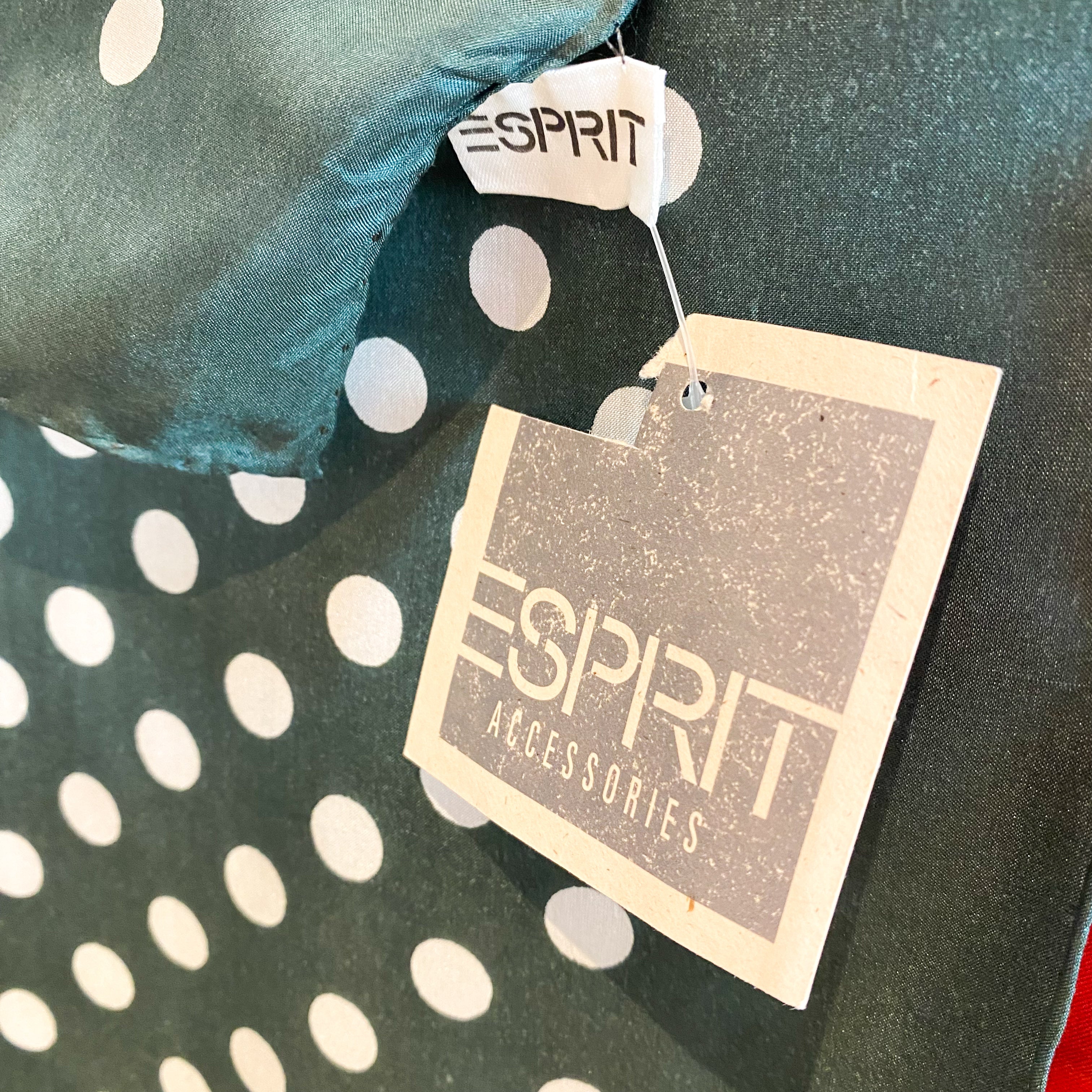 Esprit Modern Spotted Silk Scarf