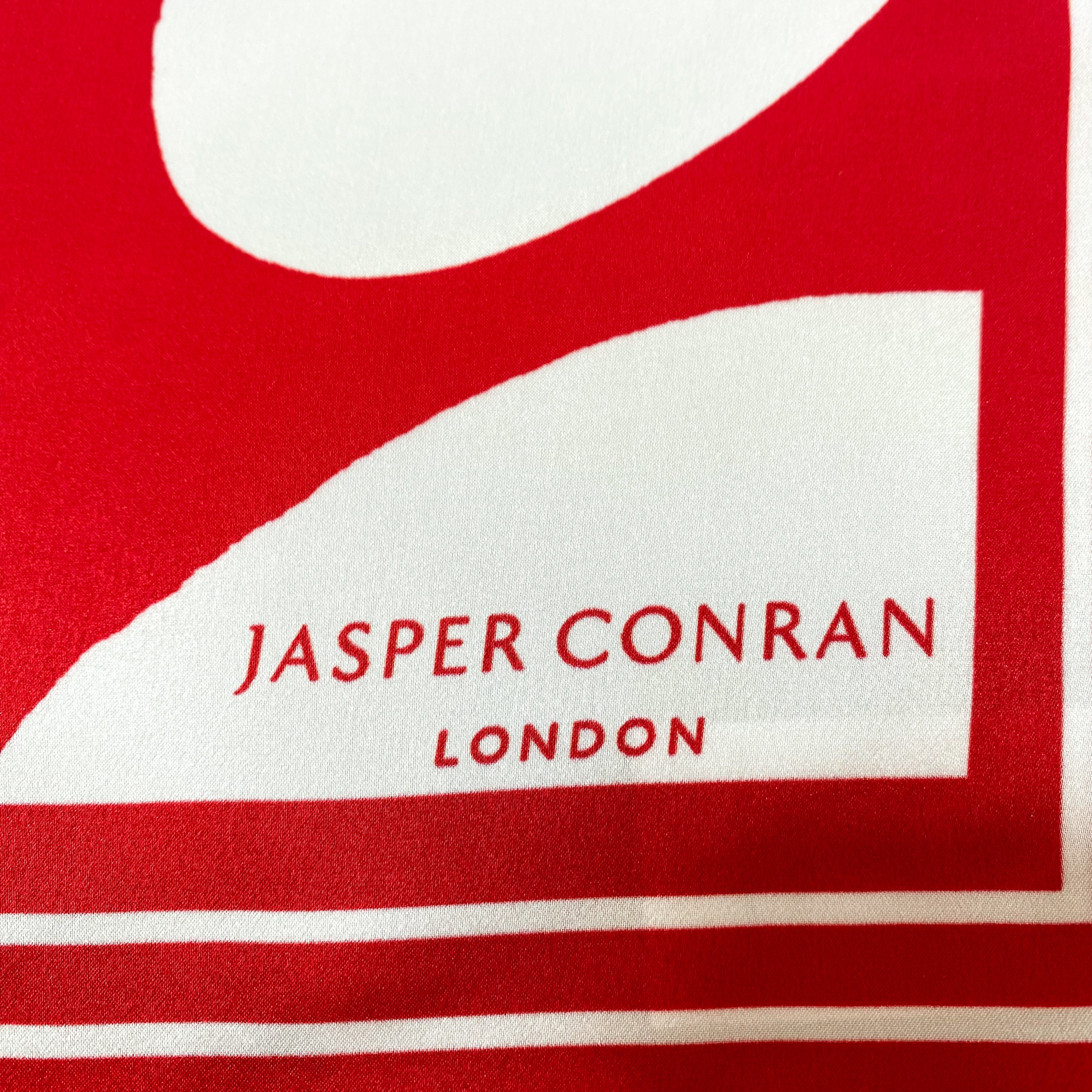 Spotty Red Jasper Conran Silk Scarf