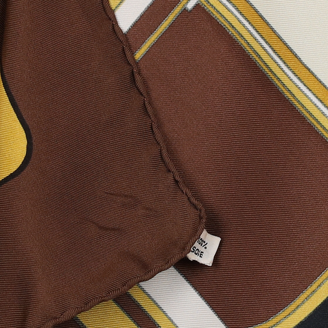 Hermès Les Coupés Silk Scarf