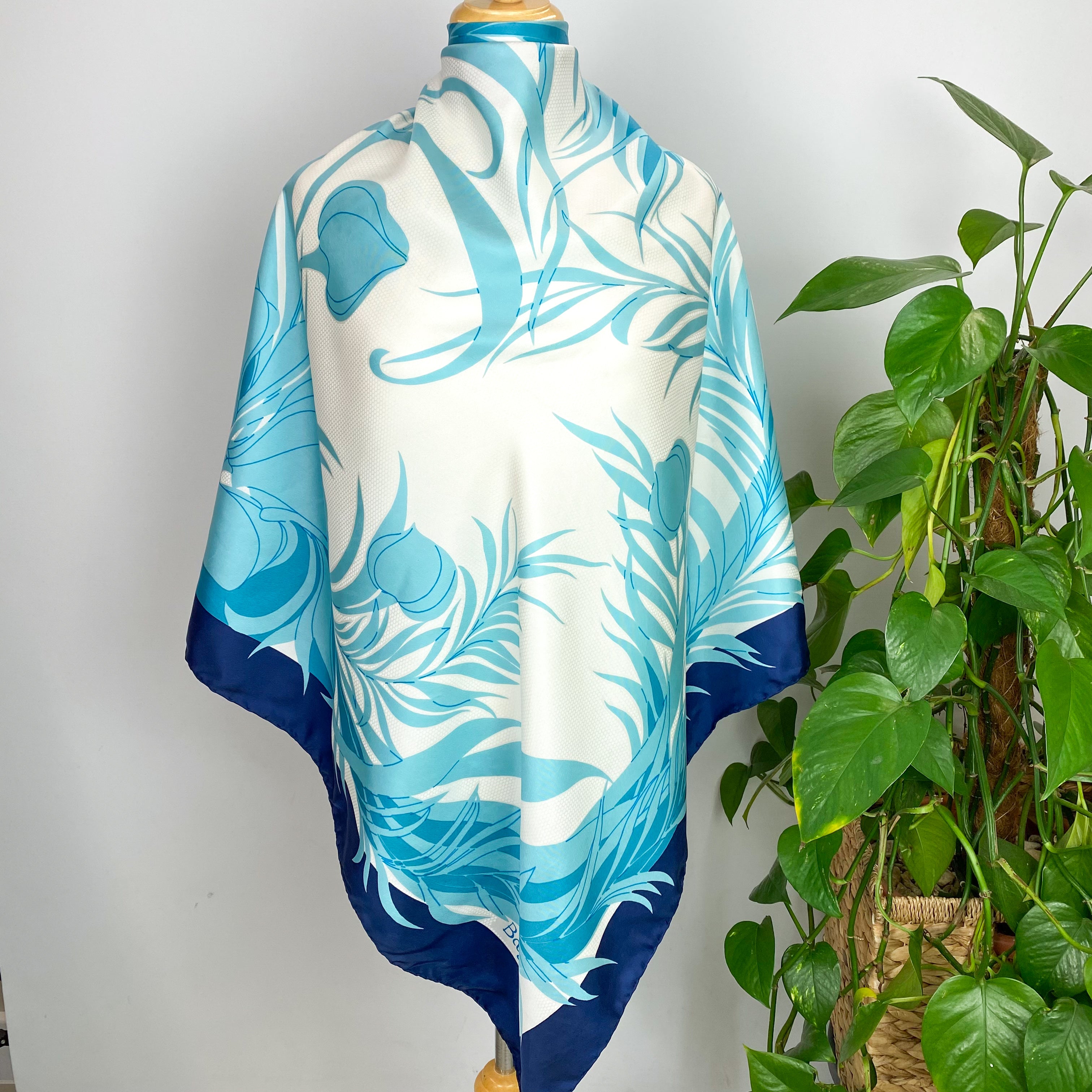 Bayron Floral Vintage Silk Scarf