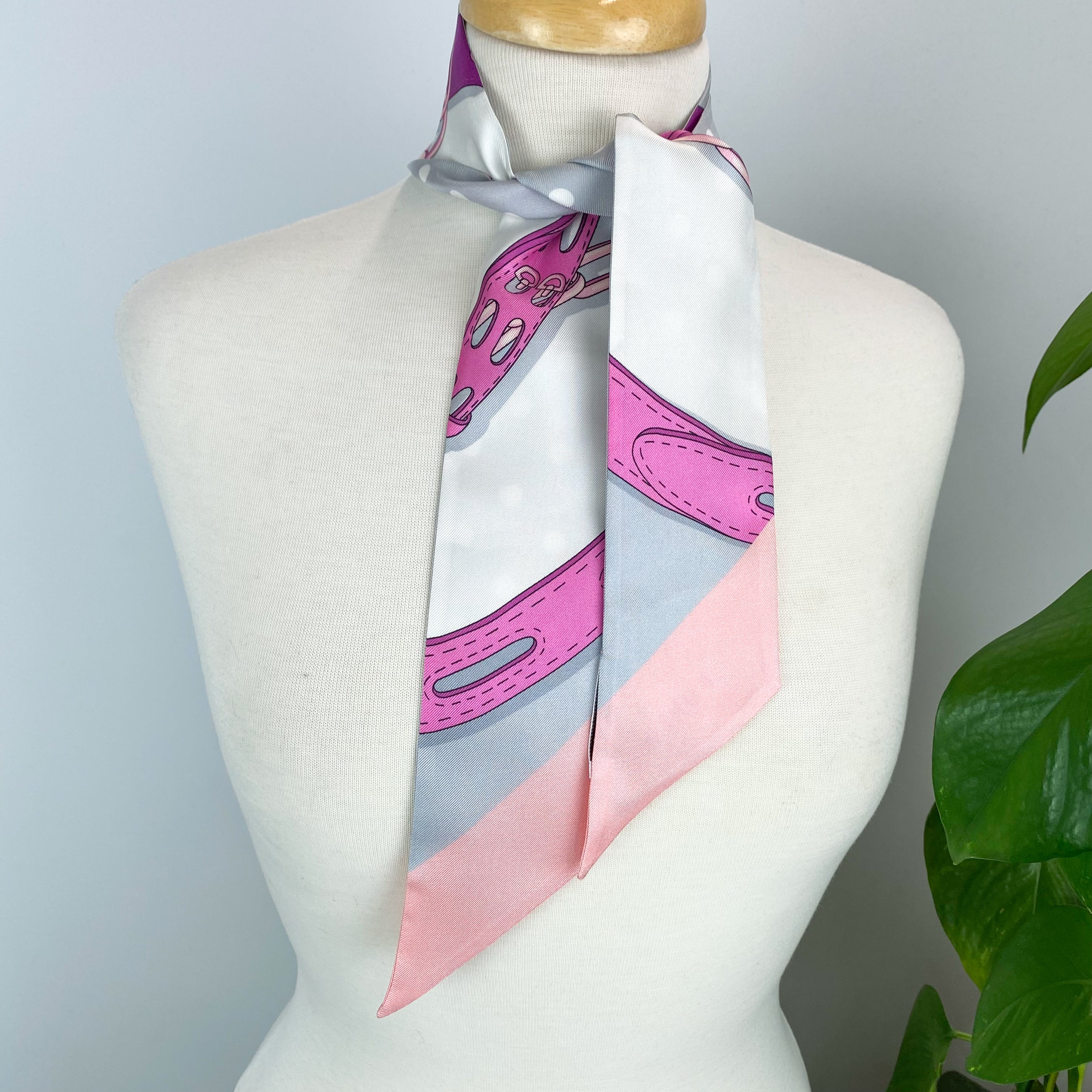 Furla Twilly Tie Silk Scarf