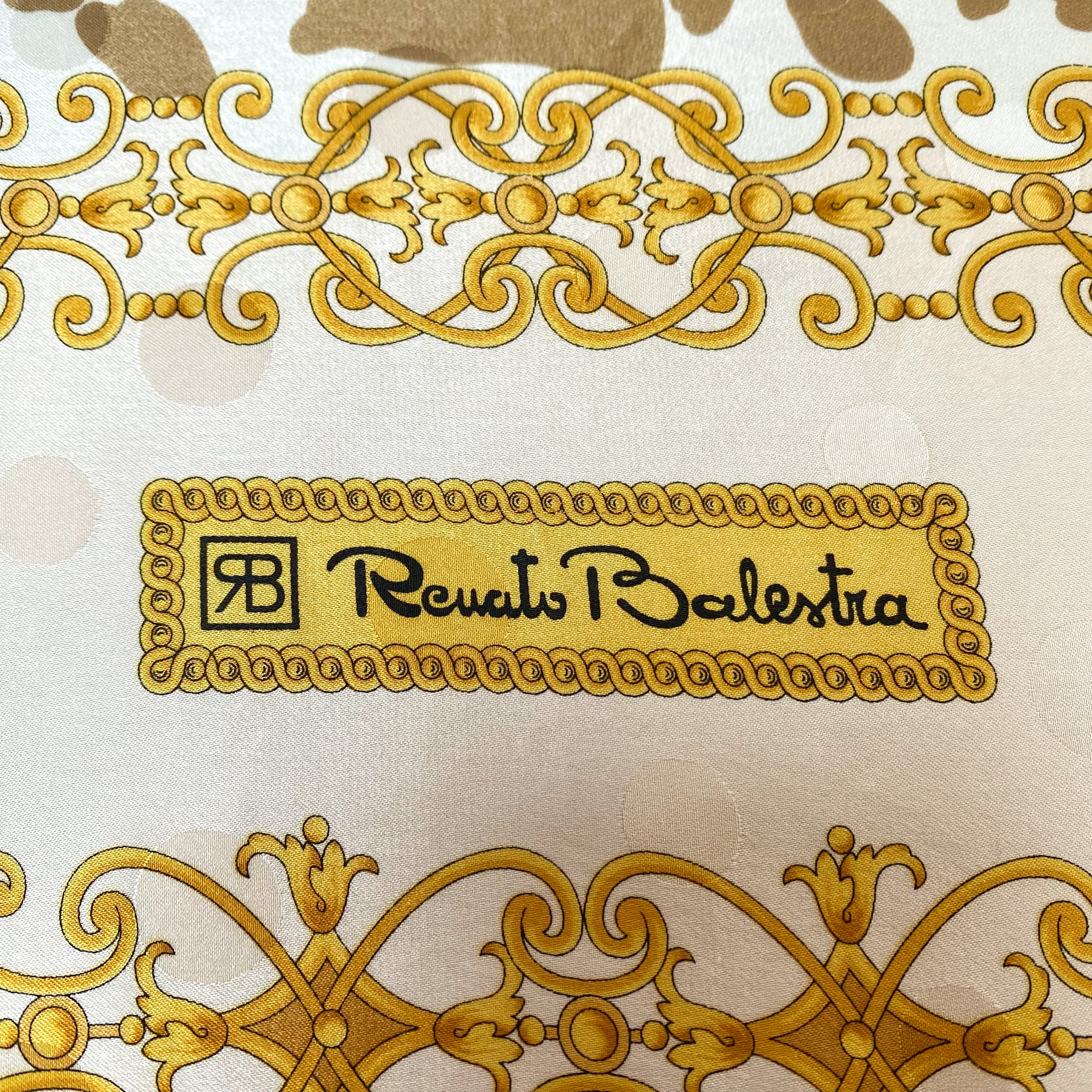 Immaculate Reuato Balestra Silk Scarf