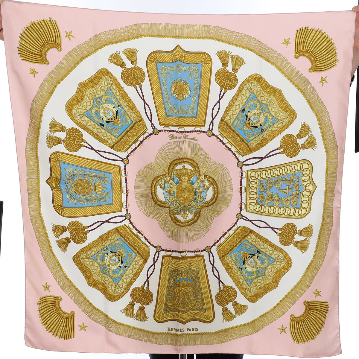 Hermès Poste et Cavalerie Silk Scarf