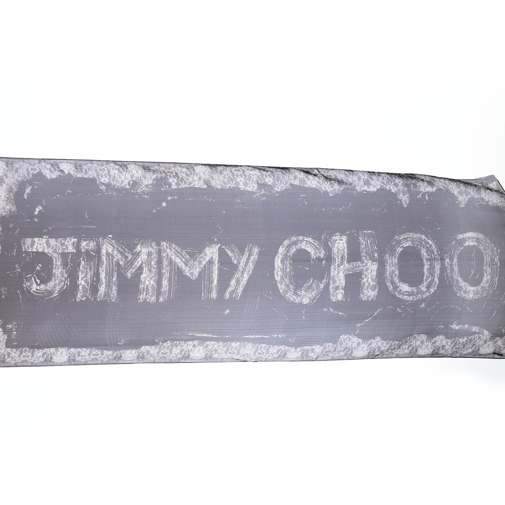 Brand New Jimmy Choo Wrap Style Black Silk Scarf