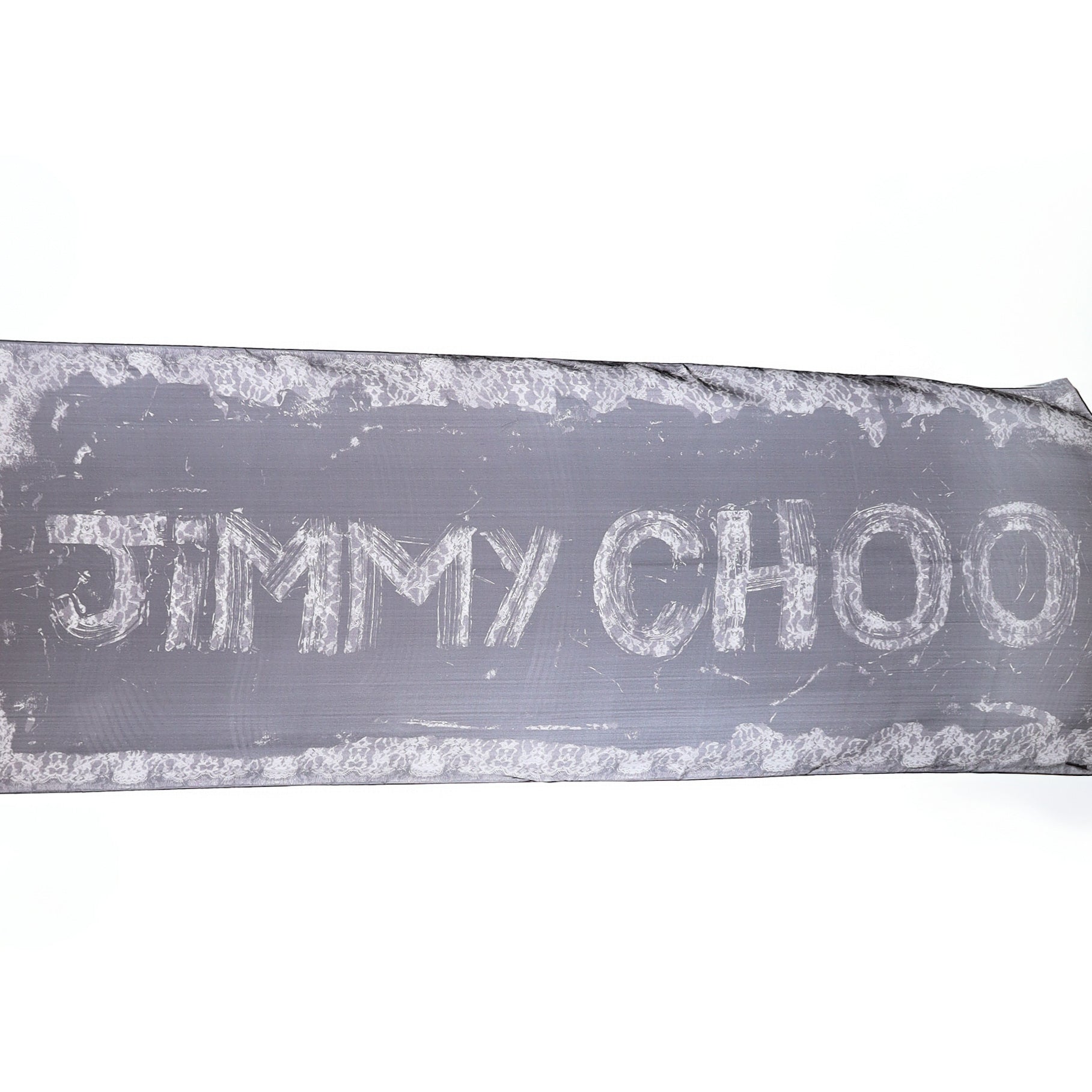 Brand New Jimmy Choo Wrap Style Black Silk Scarf