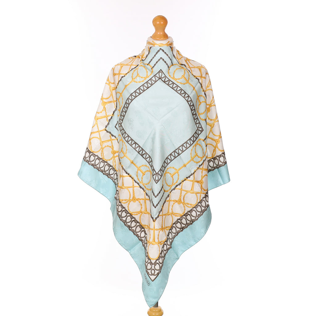 Brand New Carlisle Chain Link Silk Scarf