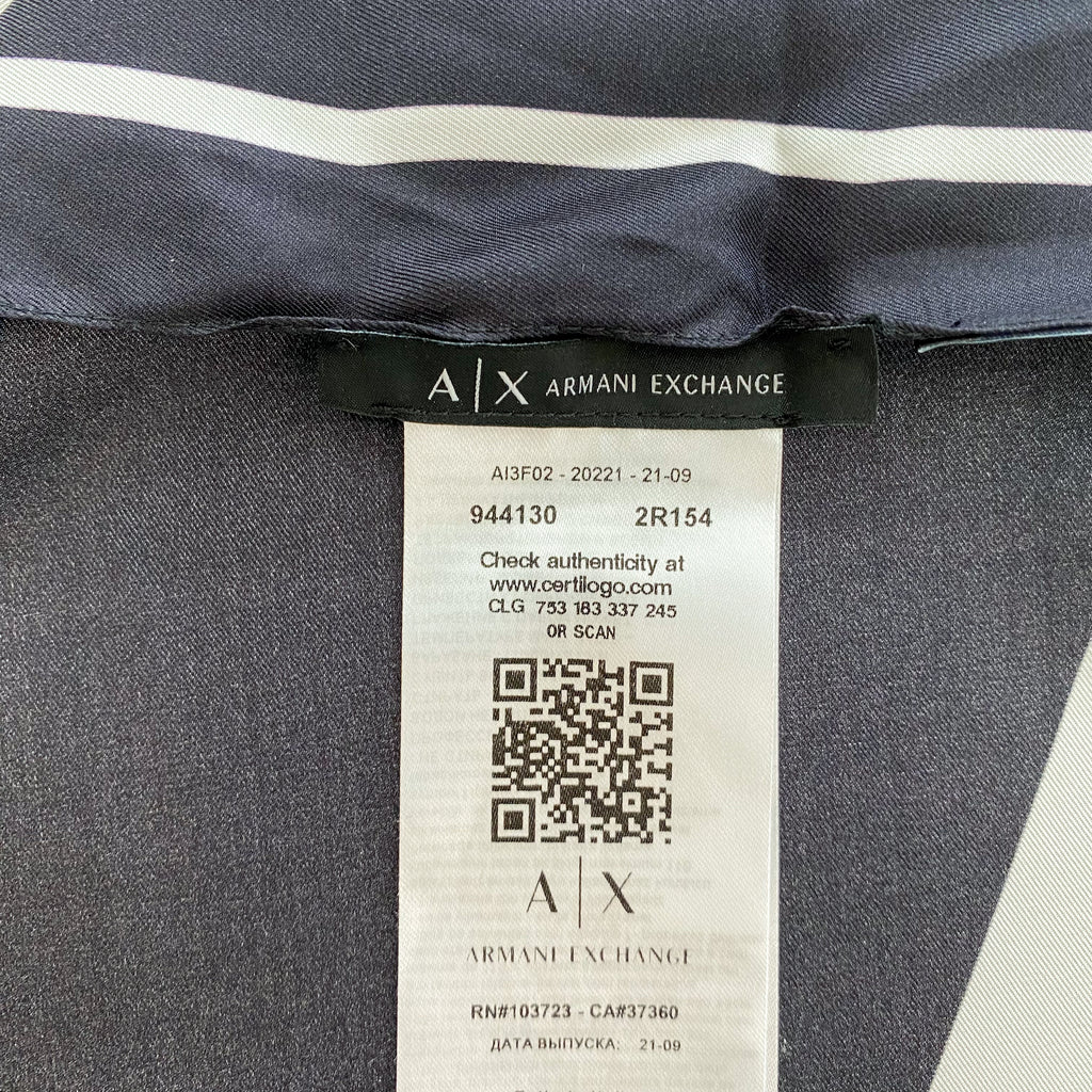 Immaculate Armani Exchange Designer Silk Scarf