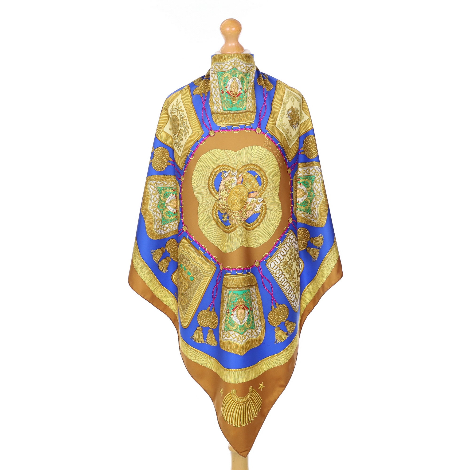 Hermès Poste et Cavalerie Silk Scarf