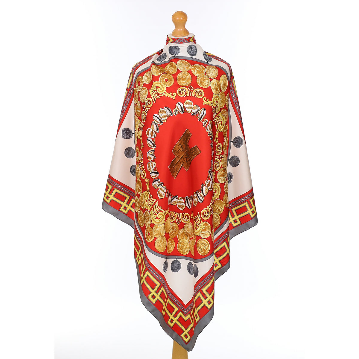 The British Museum Artefacts Design Silk Scarf