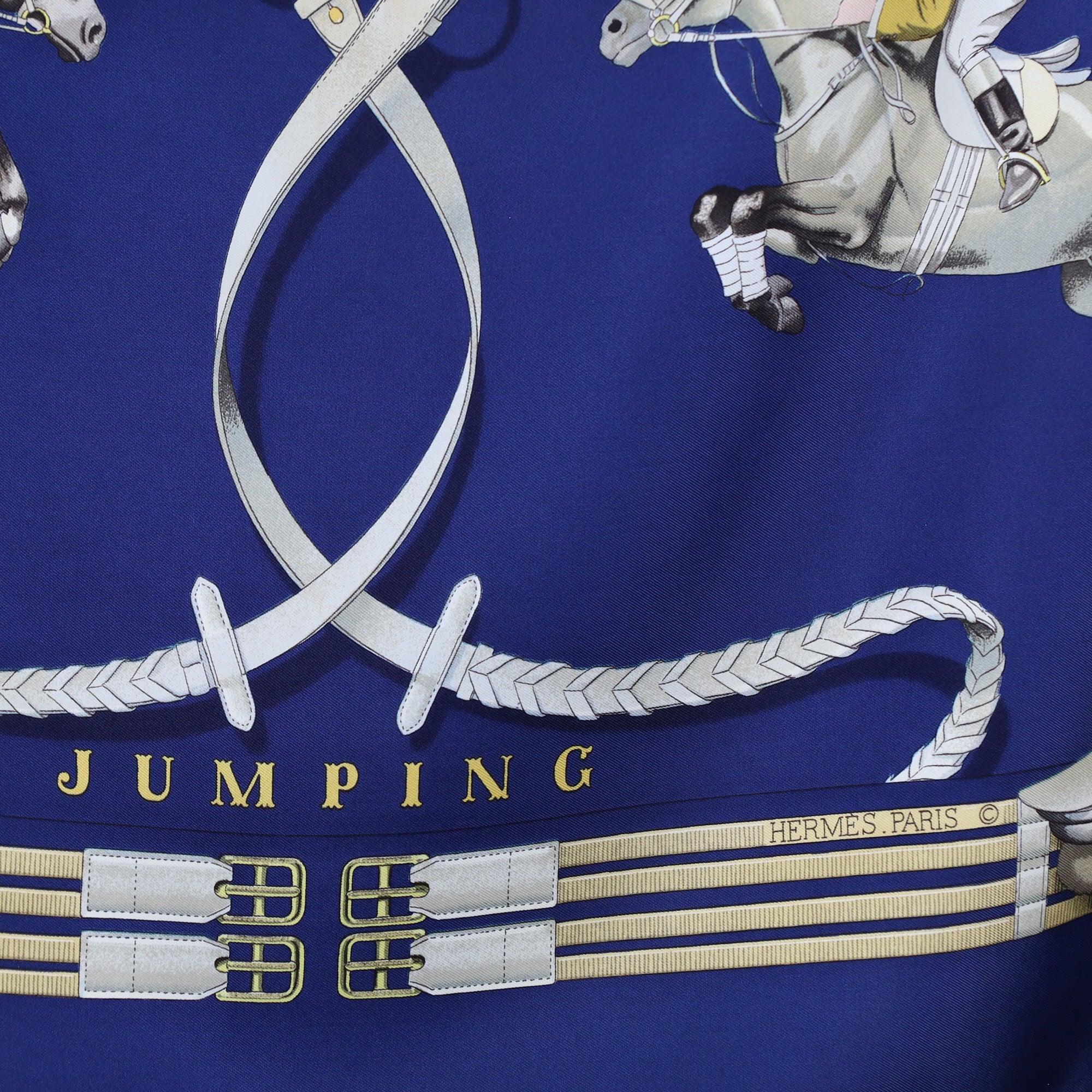 Hermès Jumping Silk Scarf